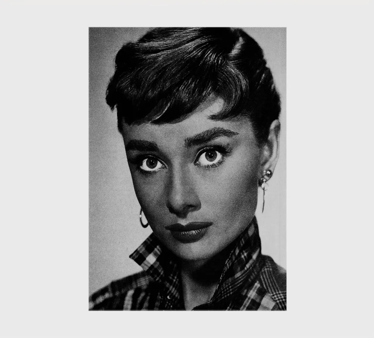 Audrey Hepburn Vintage Retro Glamour Photography Art notebook by kembangross