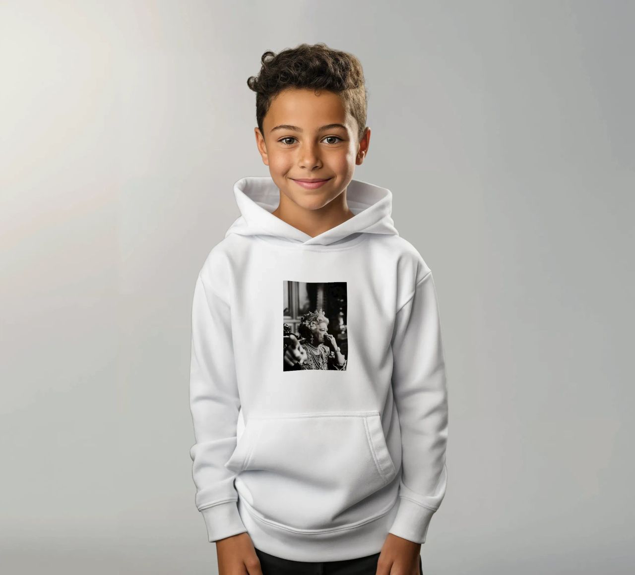 Funny Bathroom Vintage Queen Meme Art sweat à capuche enfant de kembangross