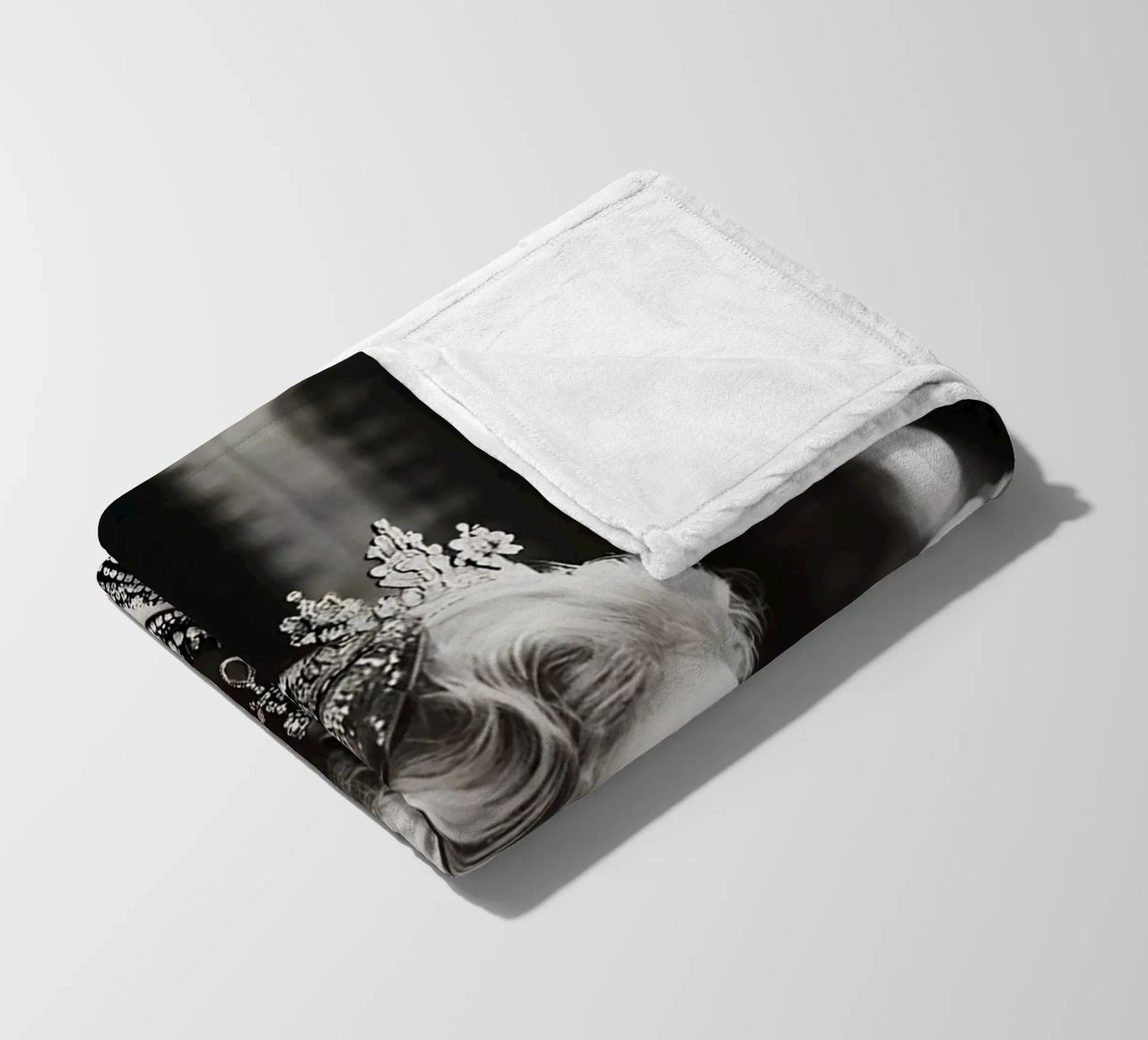 Funny Bathroom Vintage Queen Meme Art plaid polaire de kembangross