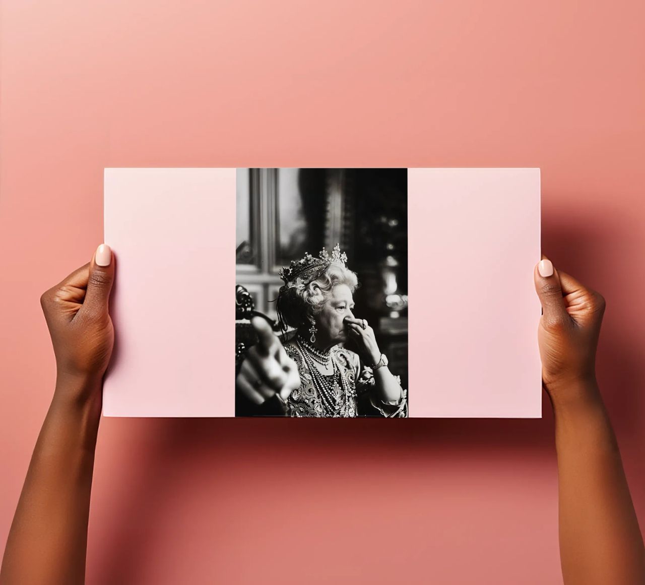 Funny Bathroom Vintage Queen Meme Art planche autocollant de kembangross