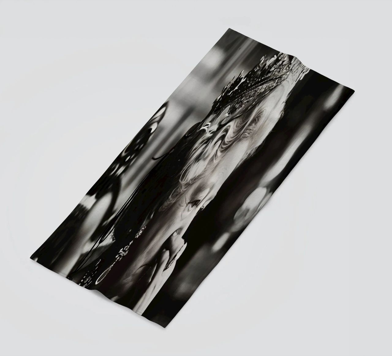 Funny Bathroom Vintage Queen Meme Art serviette de plage de kembangross