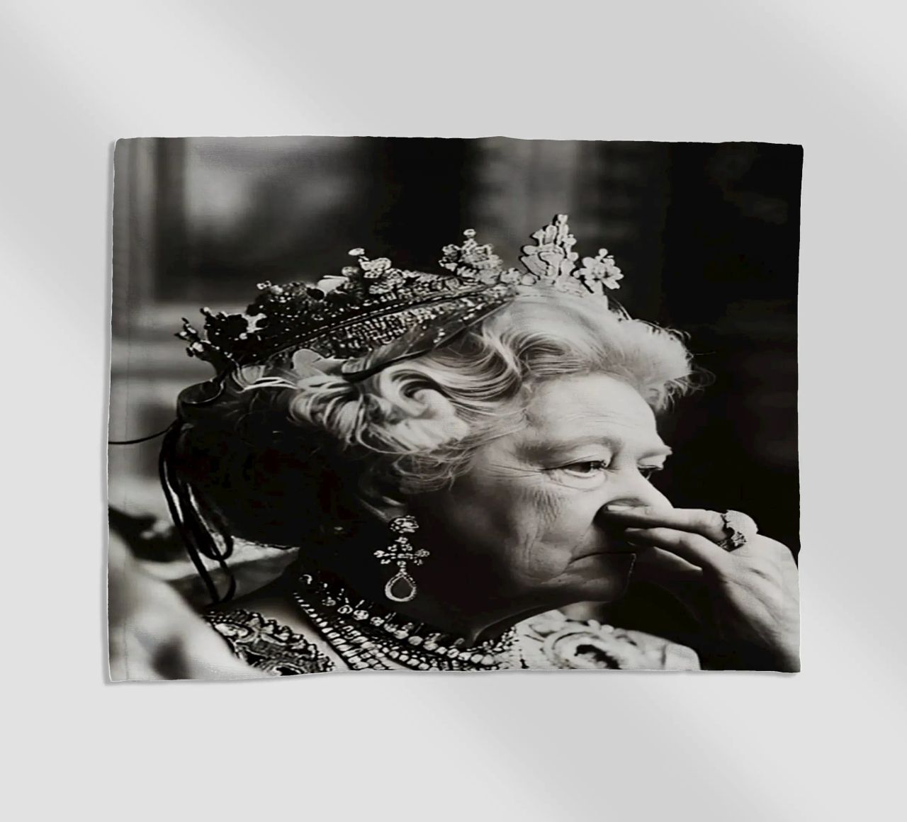 Funny Bathroom Vintage Queen Meme Art serviette de plage de kembangross