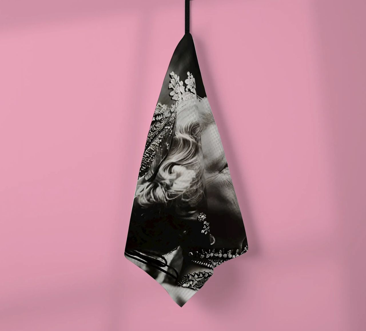 Funny Bathroom Vintage Queen Meme Art torchon de kembangross