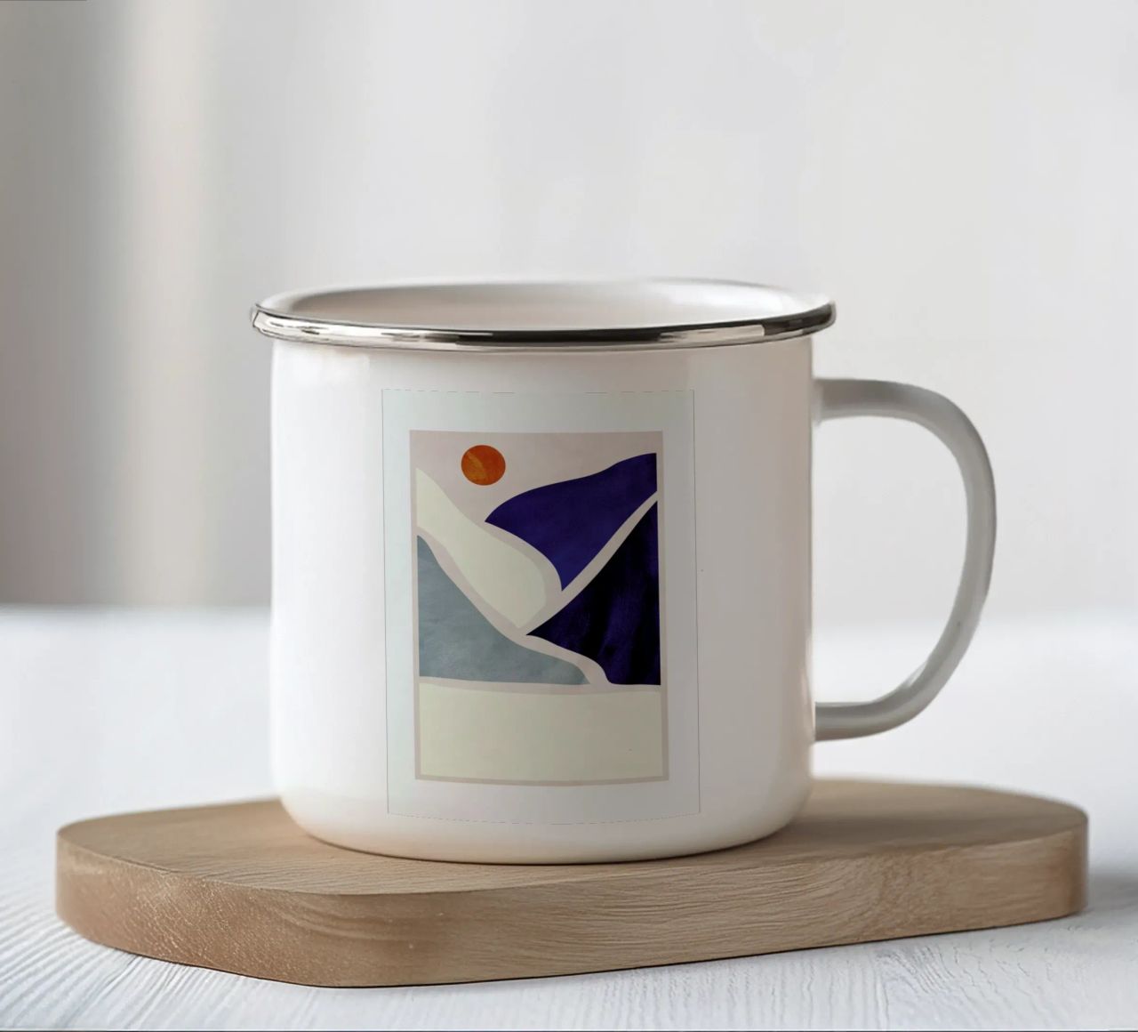 Collage tazza in smalto da Pure