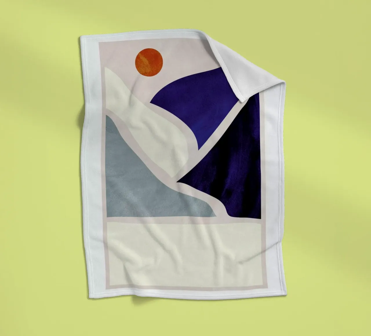 Collage Fleecedecke von Pure