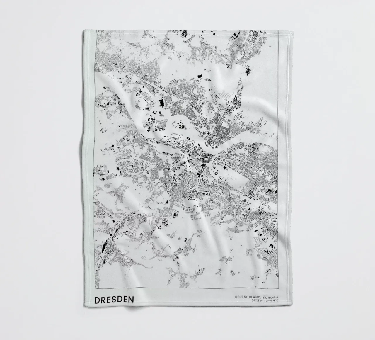 Dresden coperta in pile da The Cartography Collection