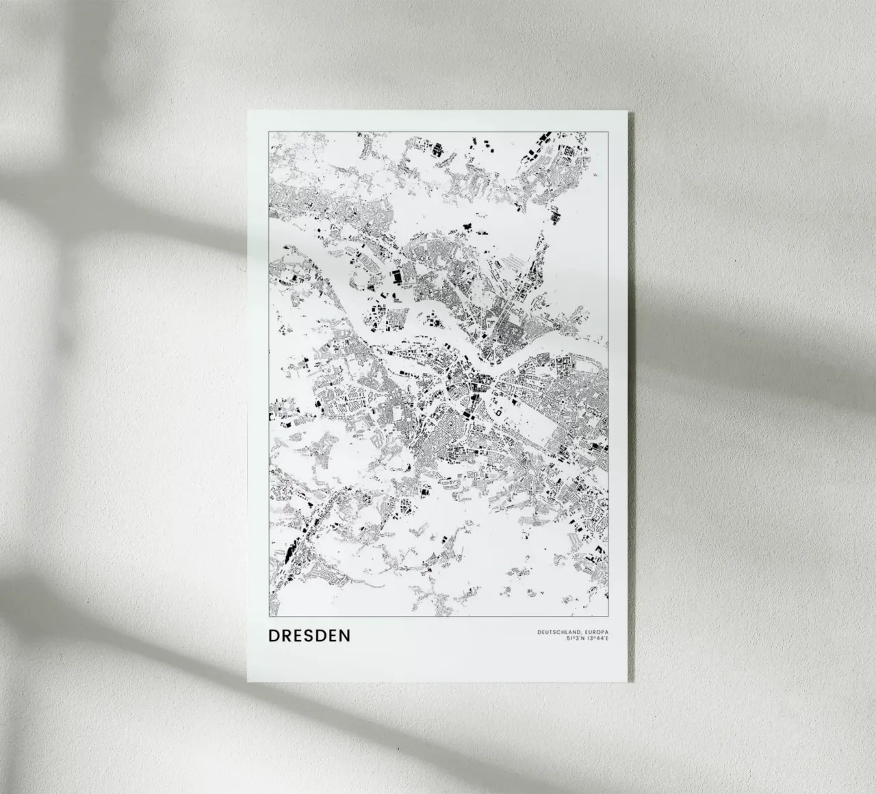 Dresden plexiglass da The Cartography Collection