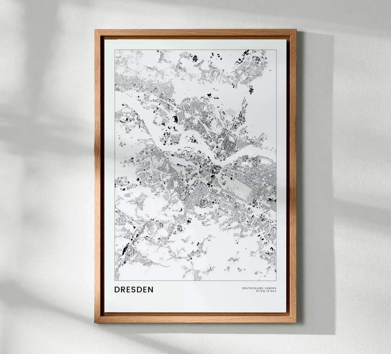 Dresden alluminio dibond da The Cartography Collection