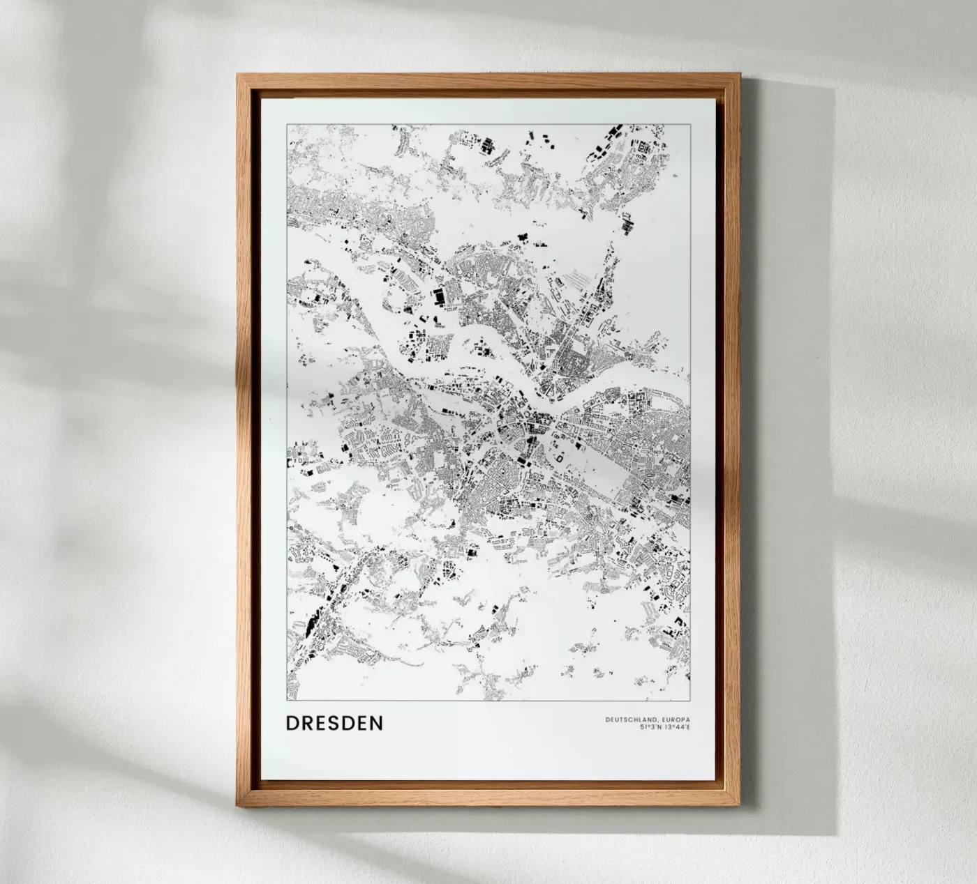 Dresden pannello forex da The Cartography Collection
