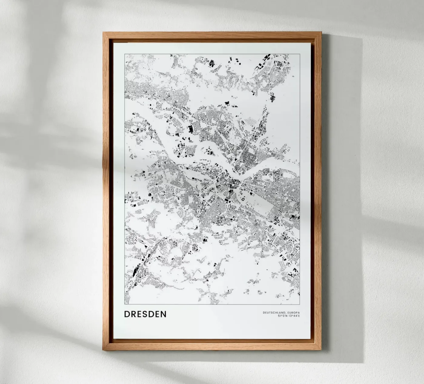 Dresden pannello forex da The Cartography Collection