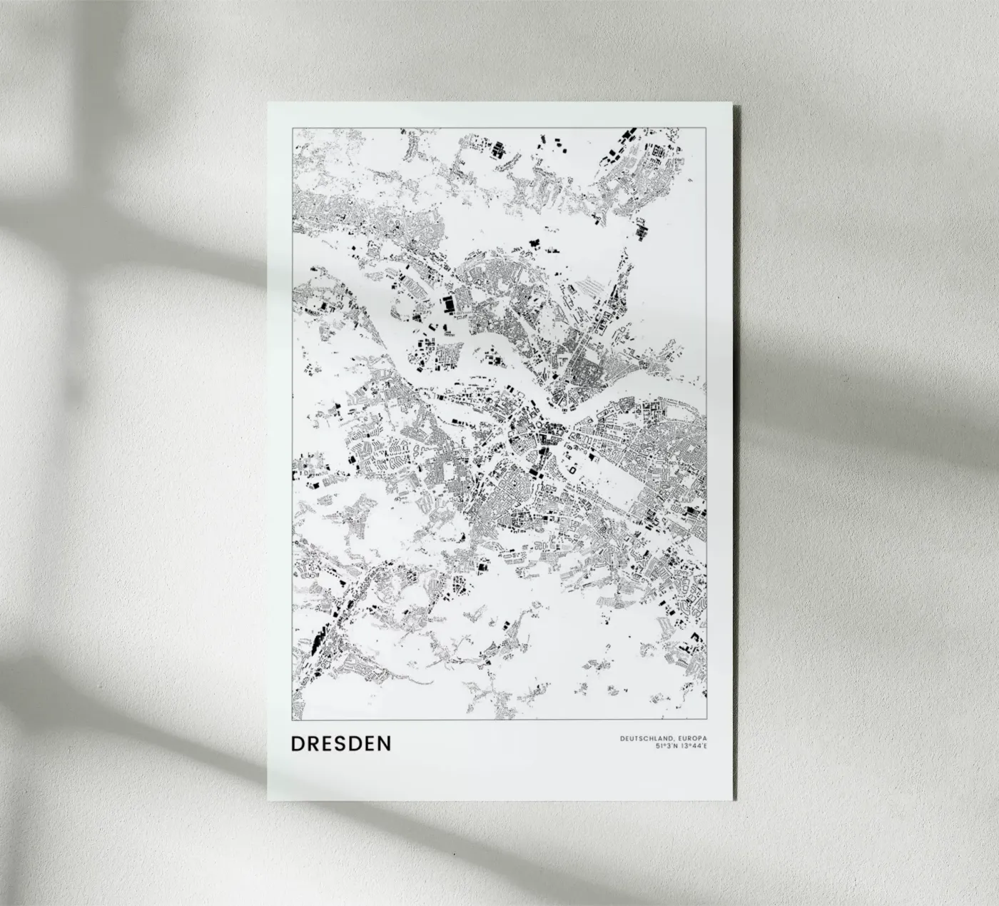 Dresden pannello forex da The Cartography Collection