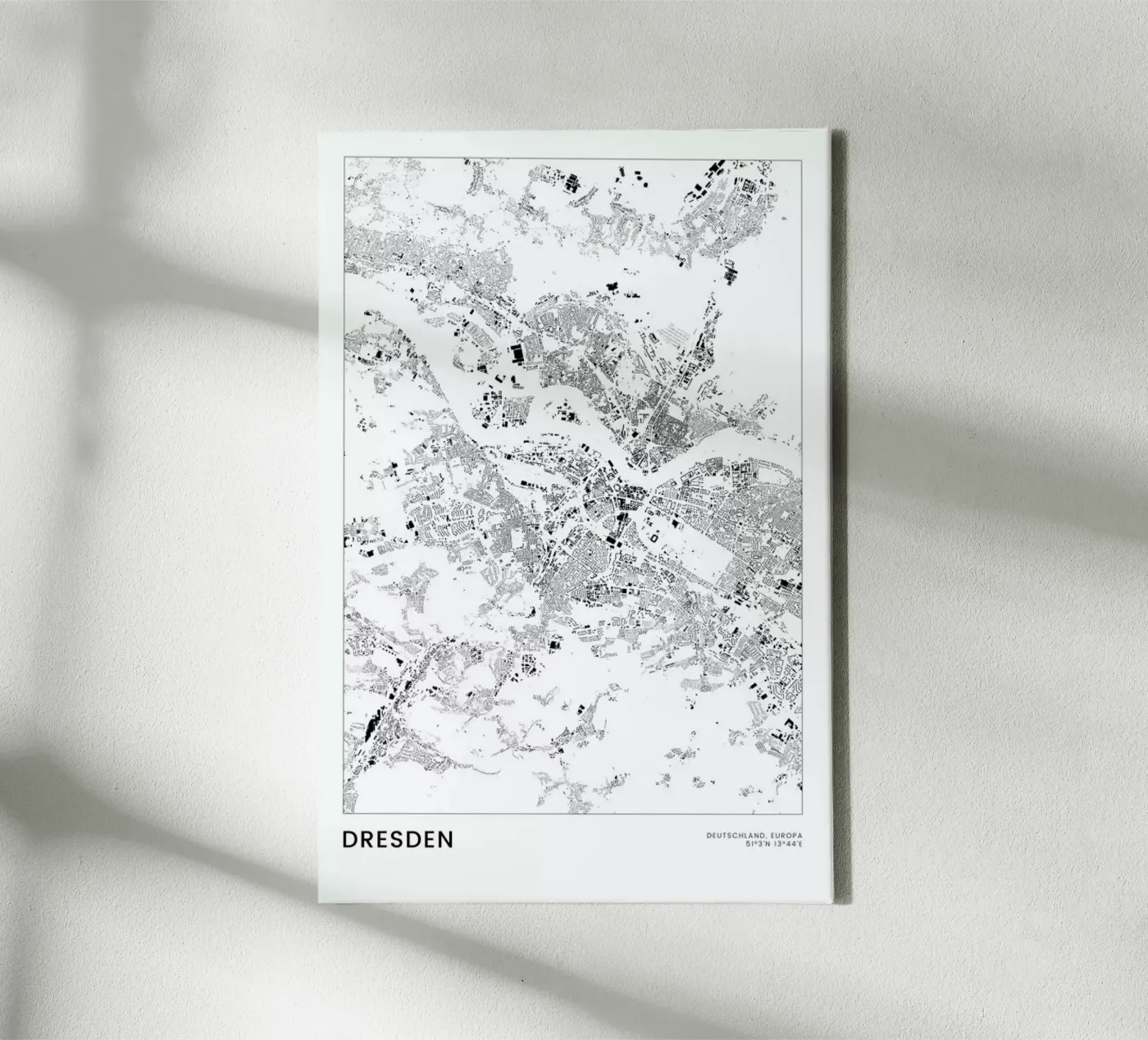 Dresden tela da The Cartography Collection