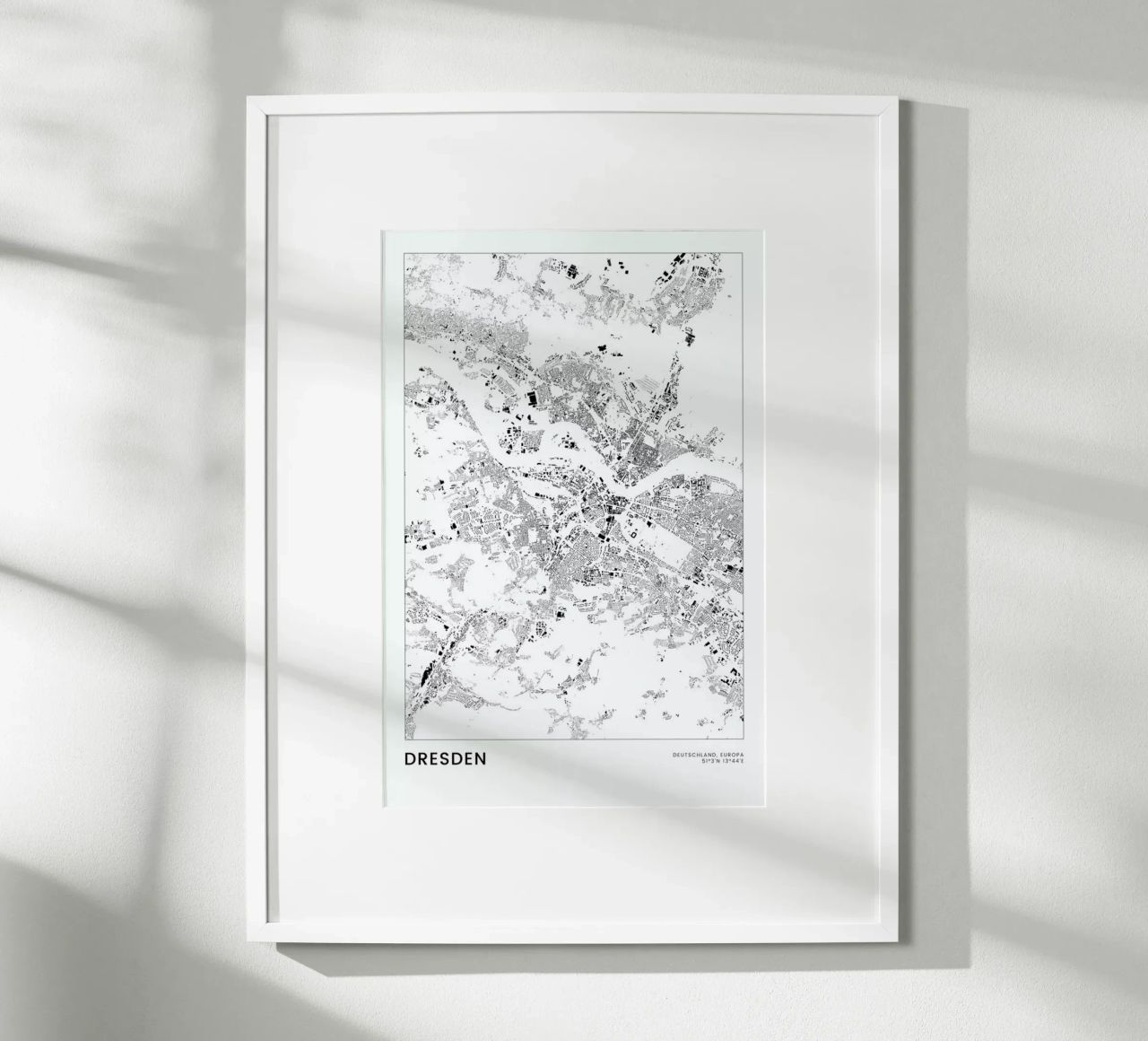 Dresden Poster von The Cartography Collection