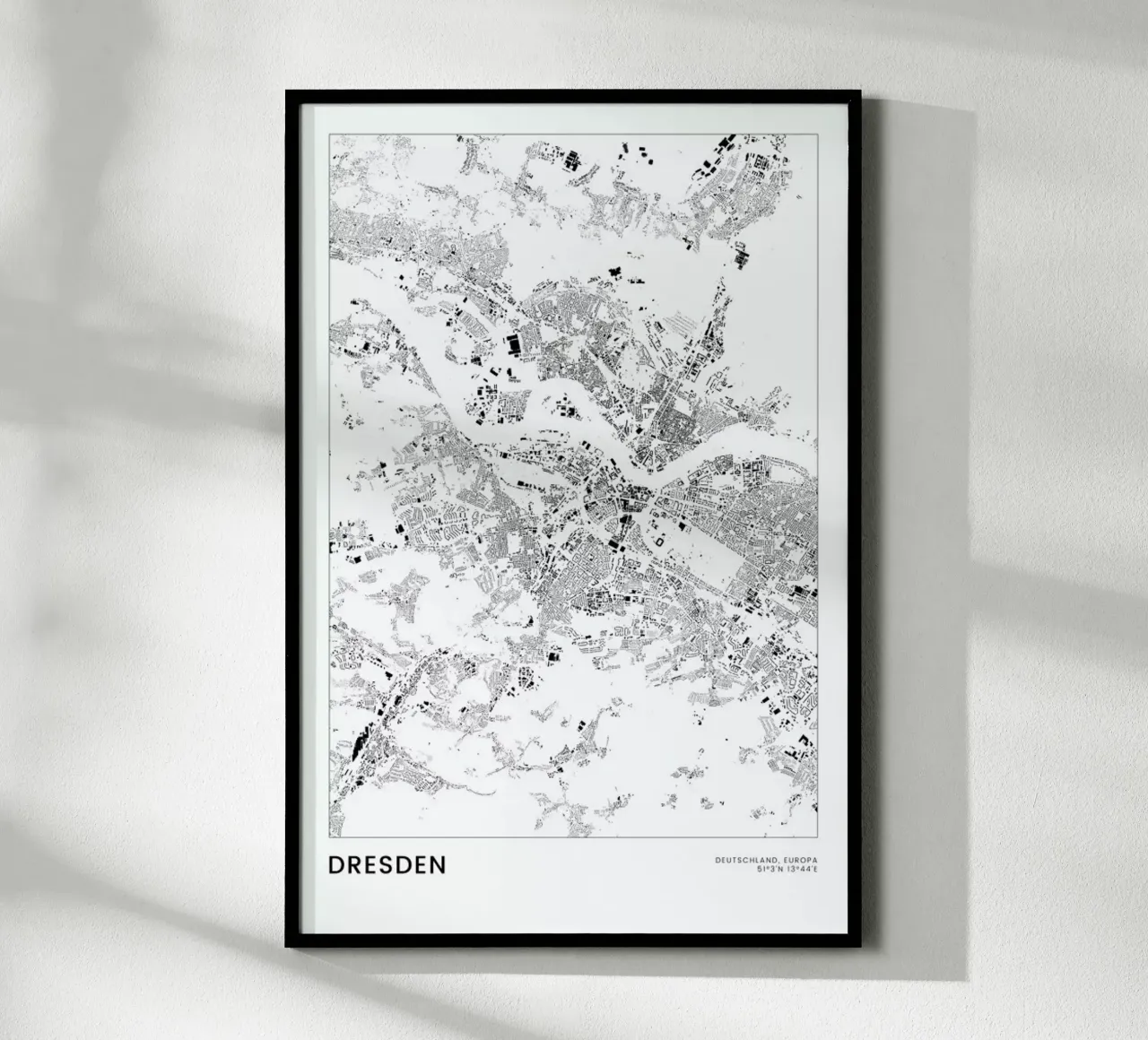 Dresden poster da The Cartography Collection