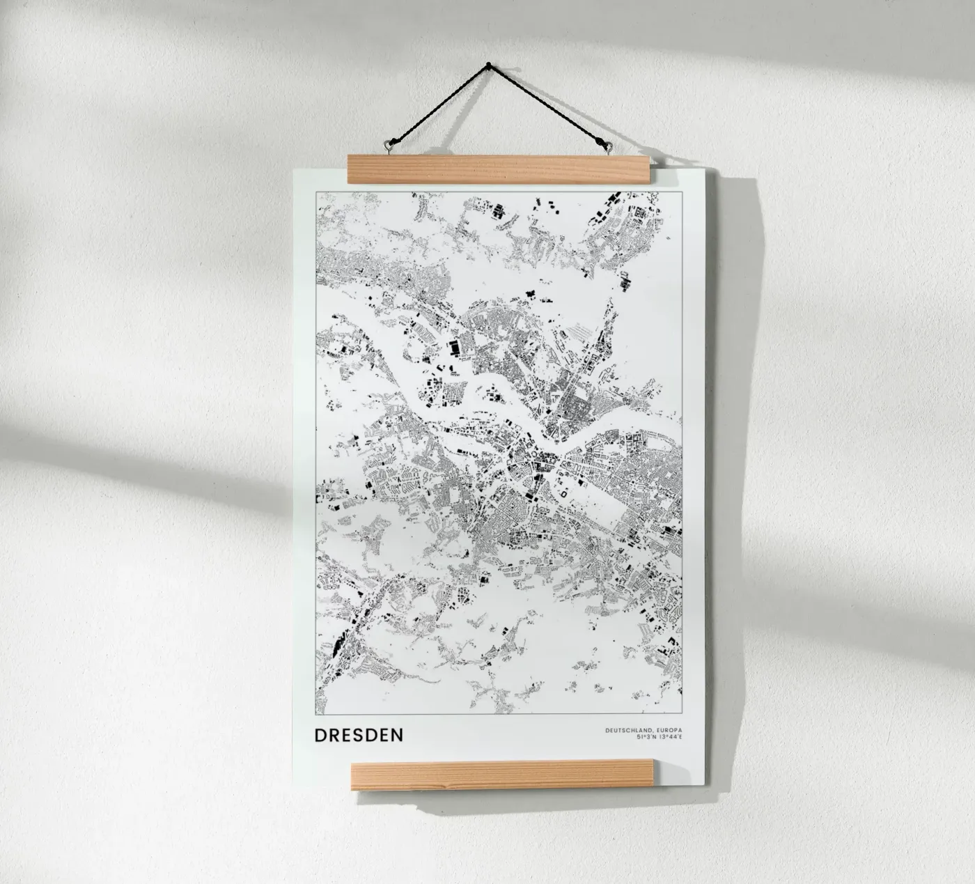 Dresden poster van The Cartography Collection