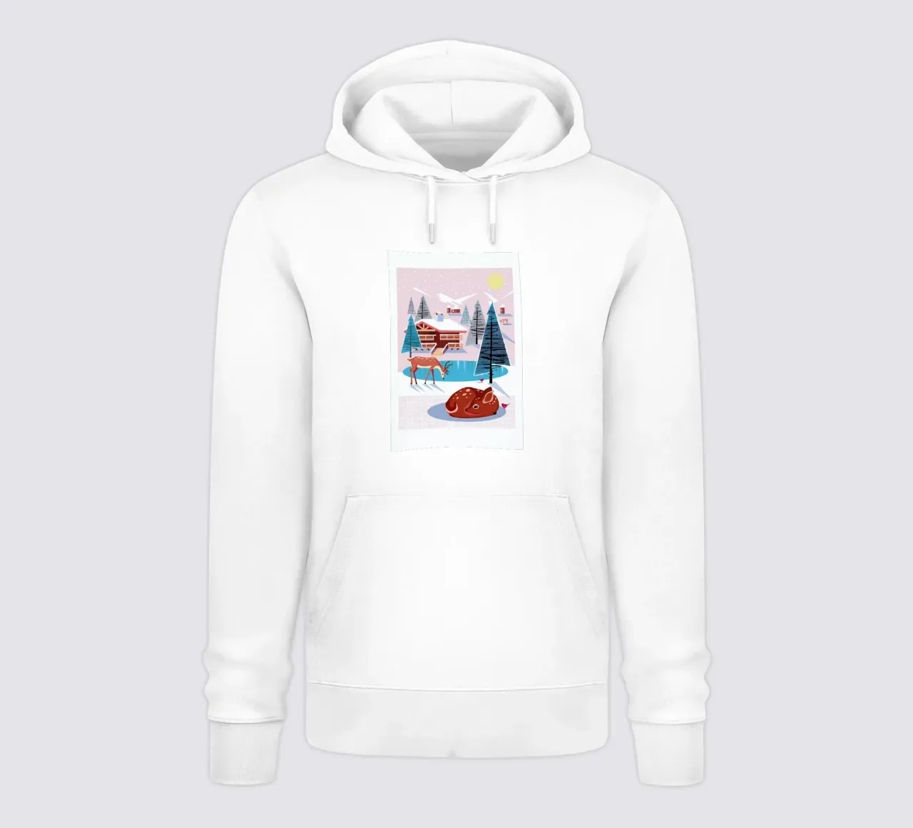 Deer felpa con cappuccio da Rocket68