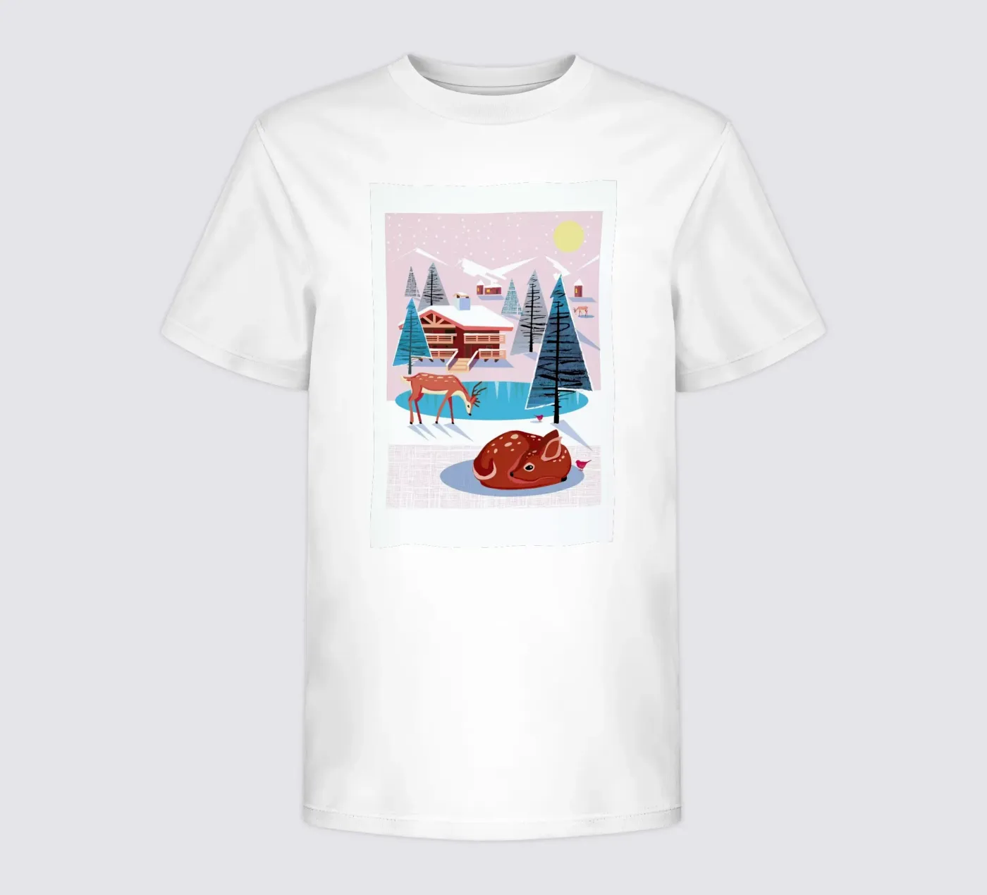 Deer t-shirt bambini da Rocket68