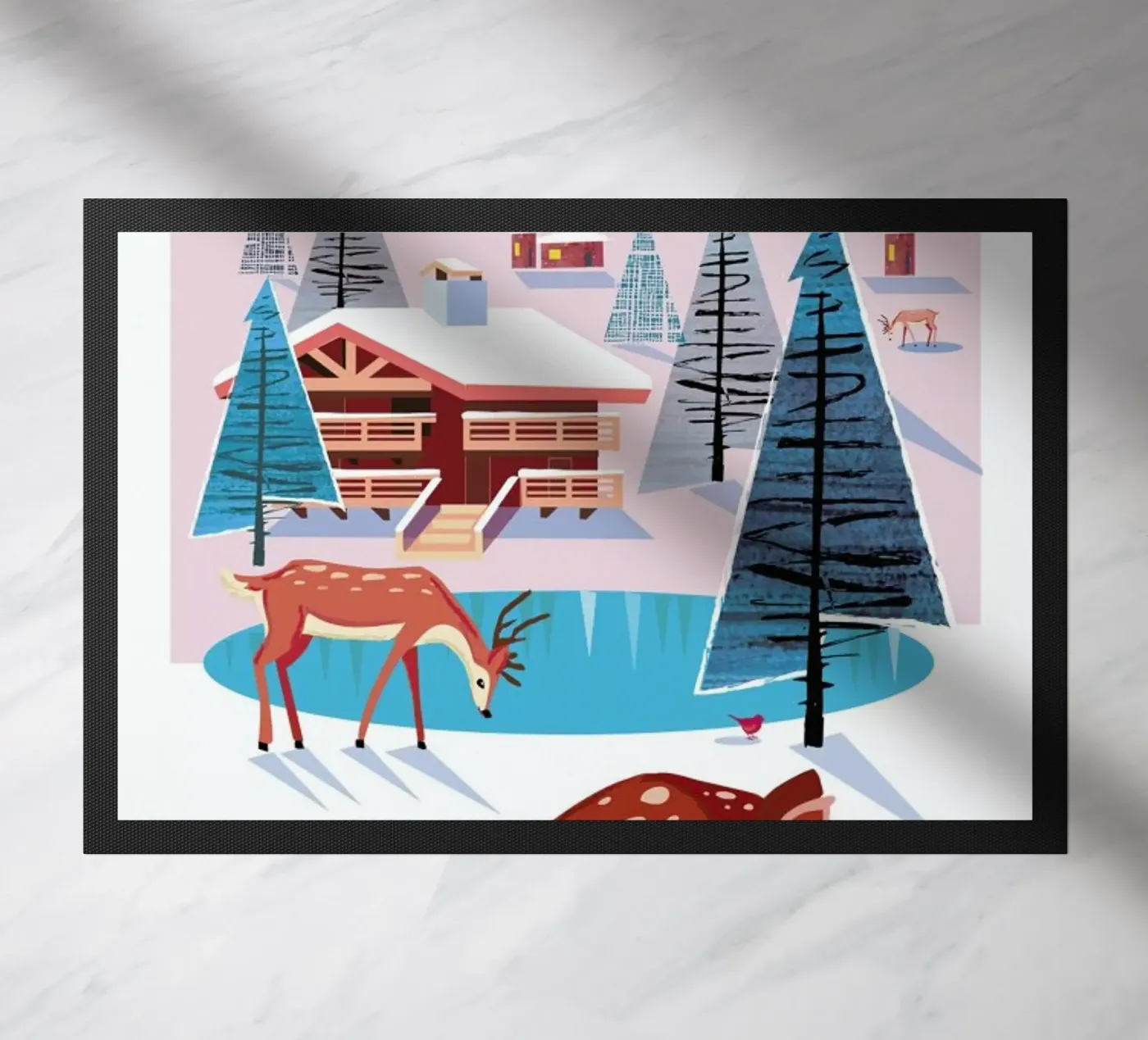 Deer doormat by Rocket68