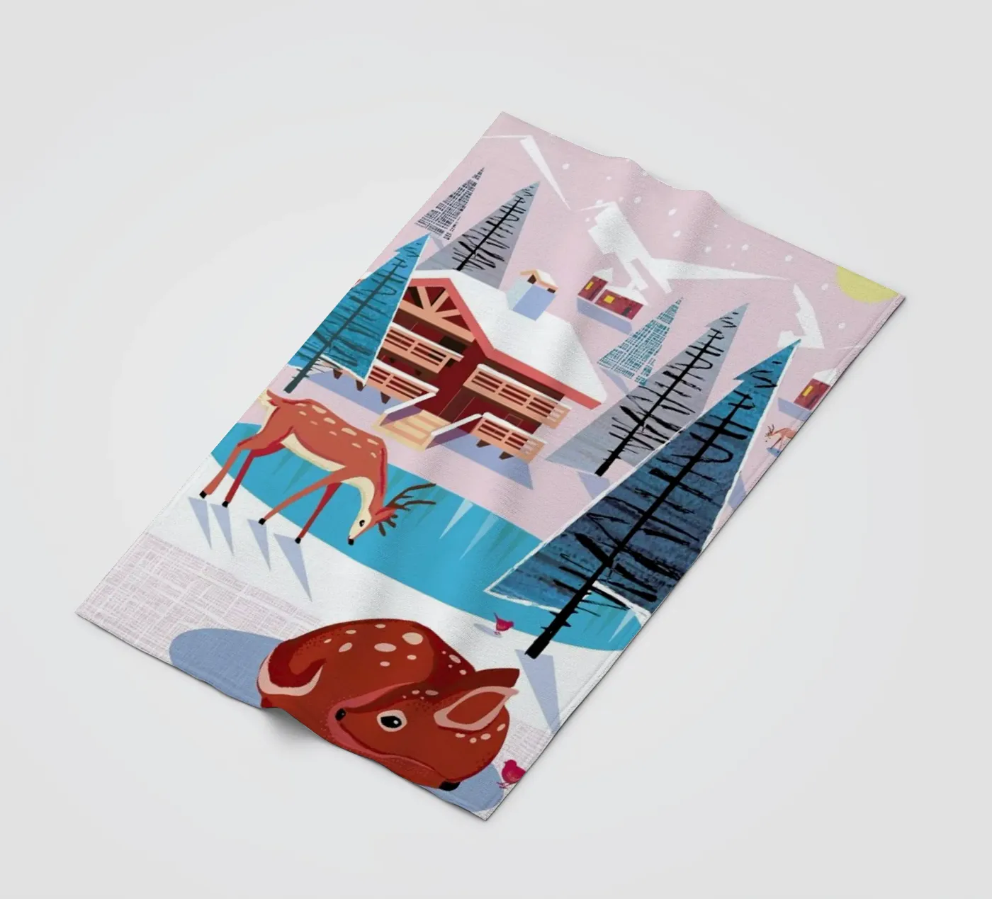 Deer Fleecedecke von Rocket68