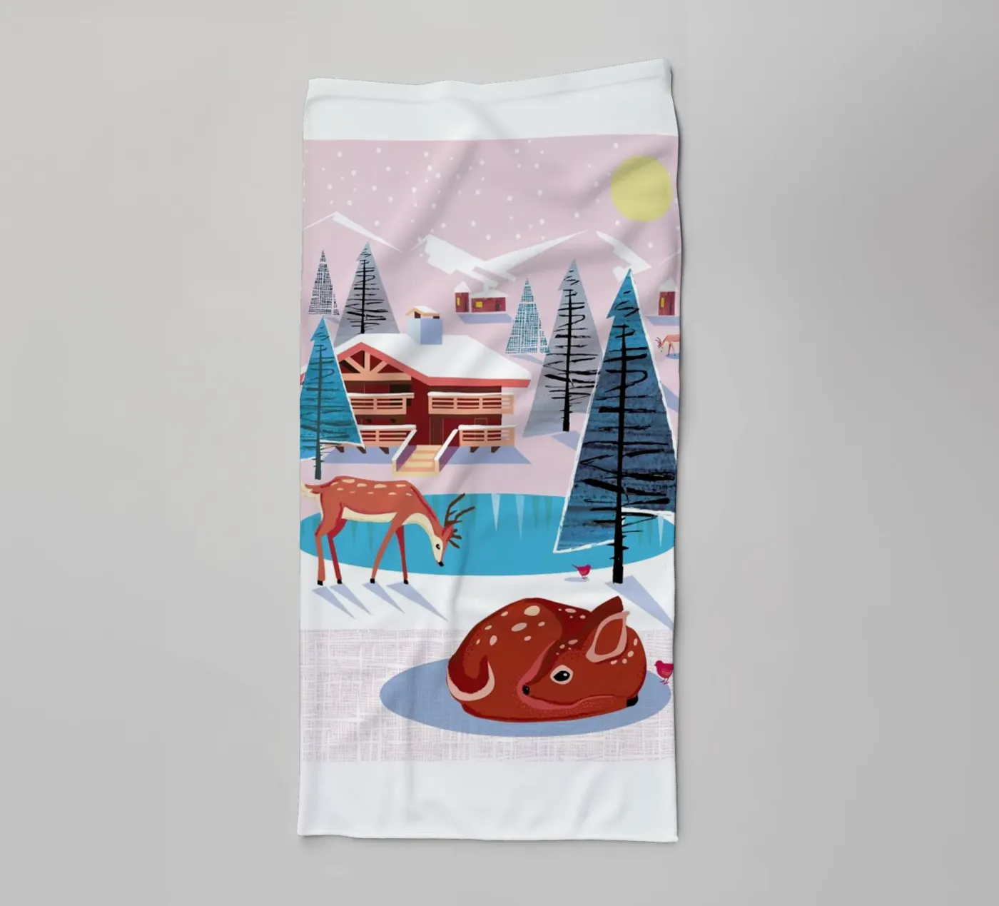 Deer badhanddoek van Rocket68