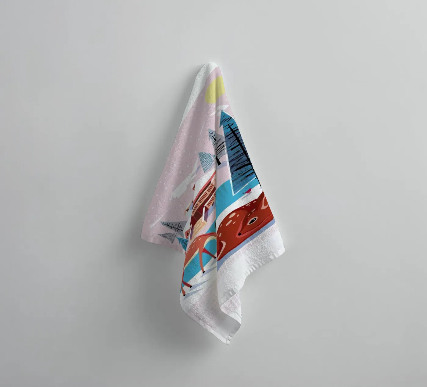 Deer badhanddoek van Rocket68