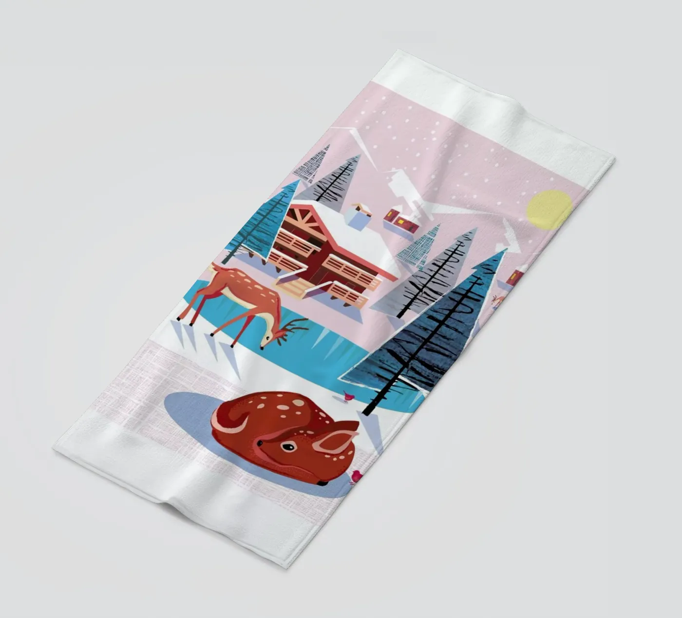 Deer strandhanddoek van Rocket68