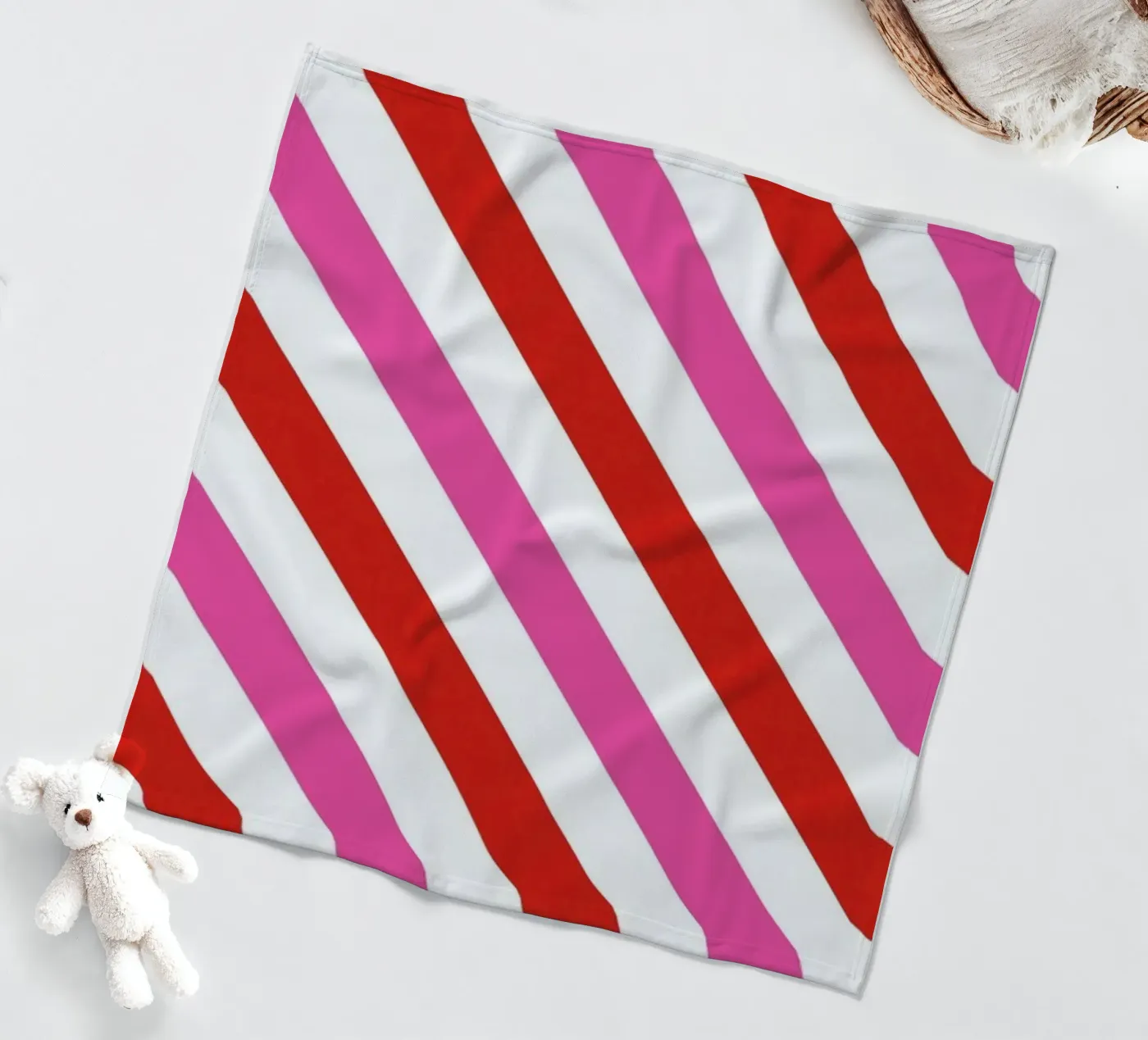 Candy Stripes fleecedeken van Bo Lundberg