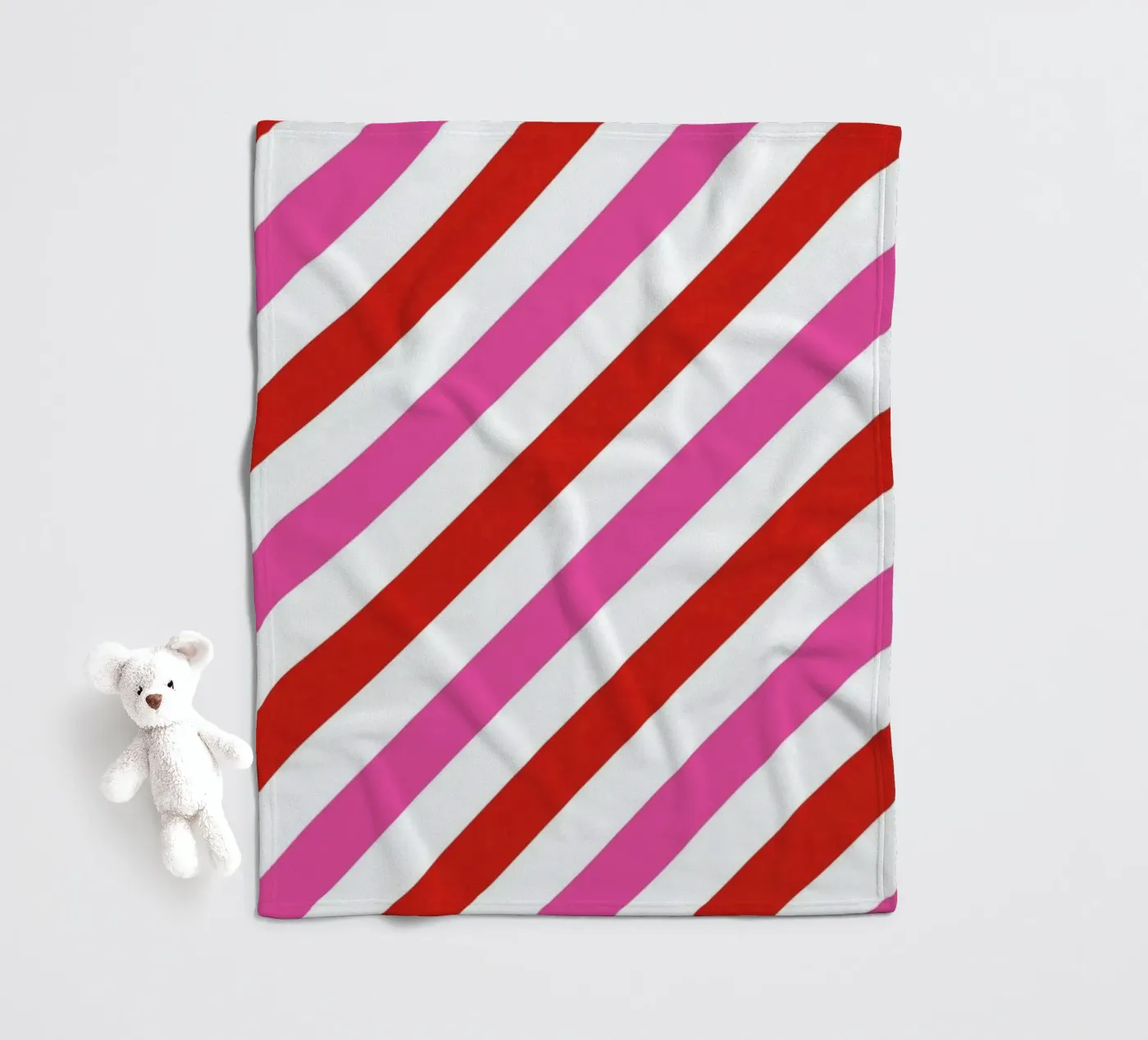 Candy Stripes fleecedeken van Bo Lundberg