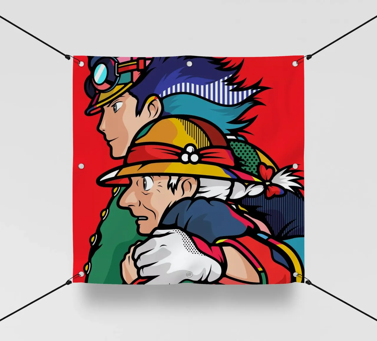 Howl's Moving Castle telo in pvc da Van Orton Design