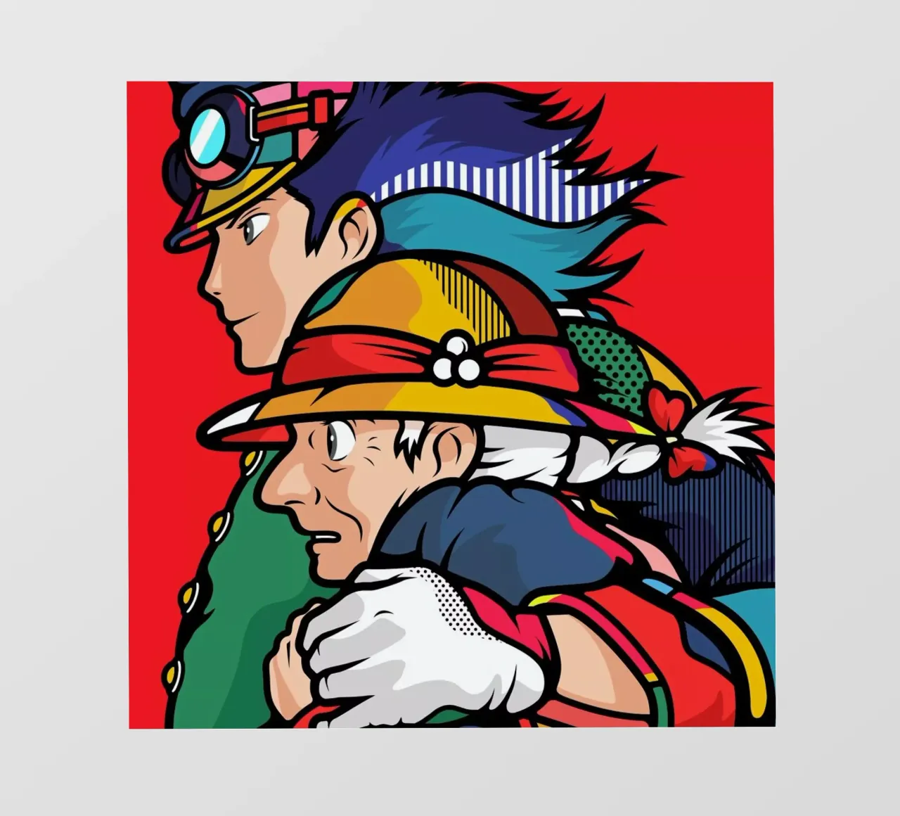 Howl's Moving Castle telo in pvc da Van Orton Design