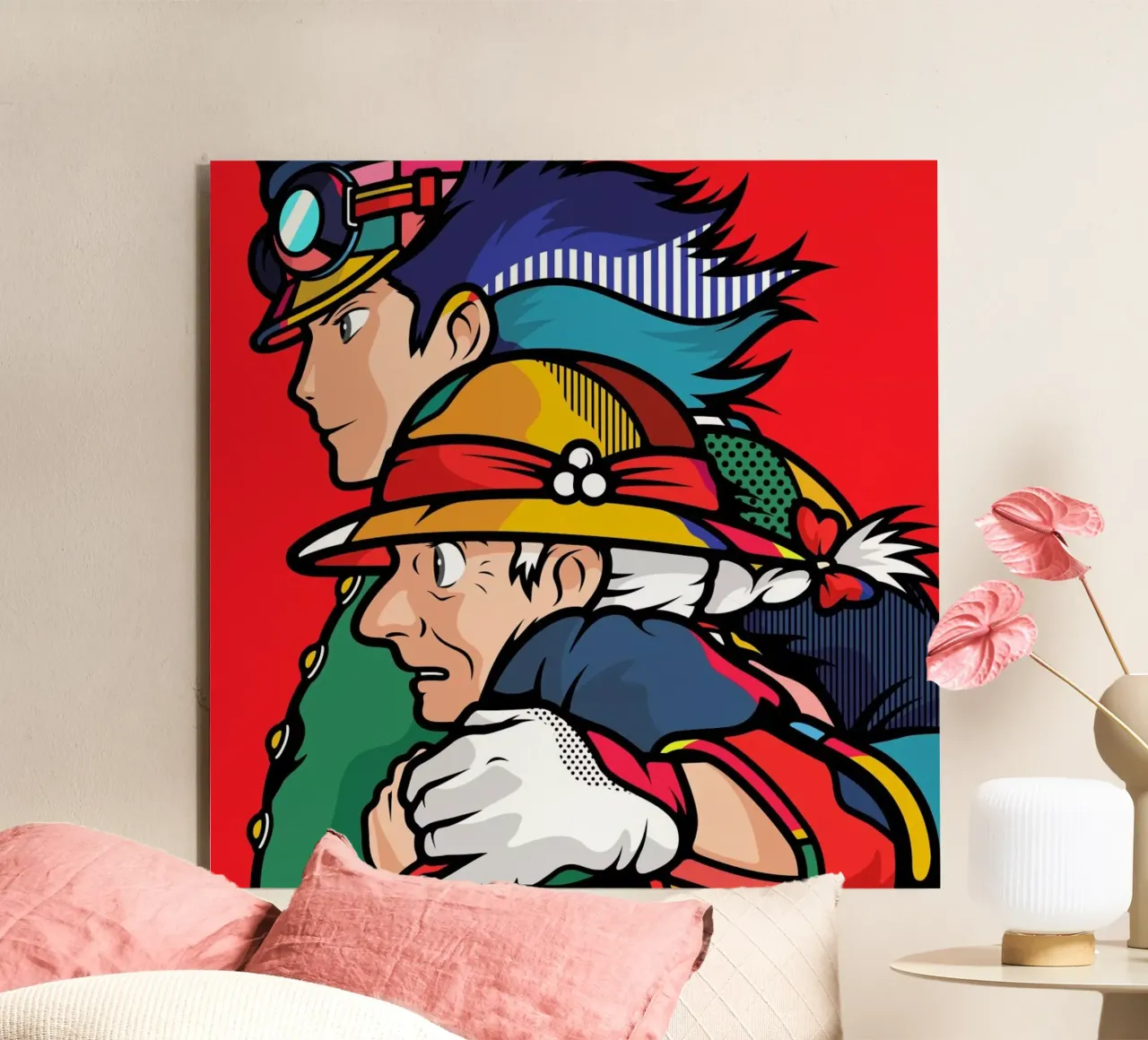 Howl's Moving Castle alluminio dibond da Van Orton Design