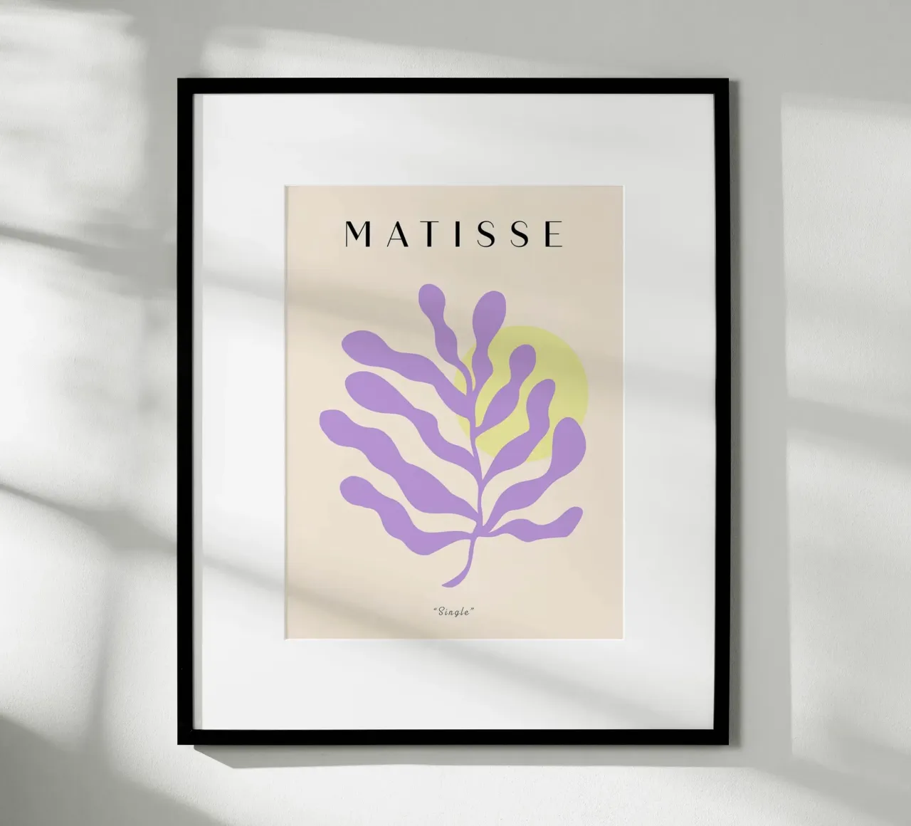 Henri Matisse - Singl poster con telaio in plastica da Trending Art Company