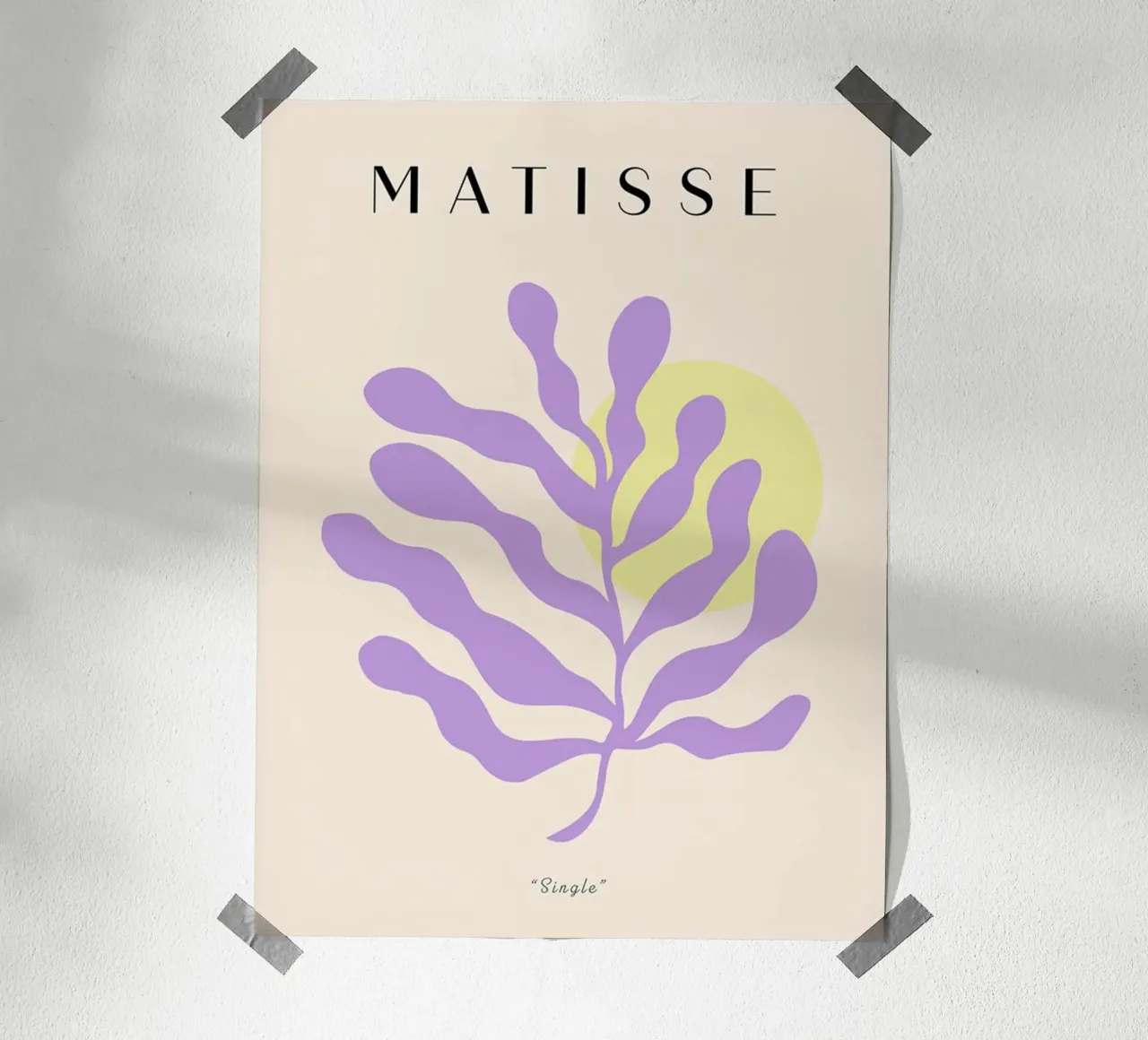 Henri Matisse - Singl poster con telaio in plastica da Trending Art Company