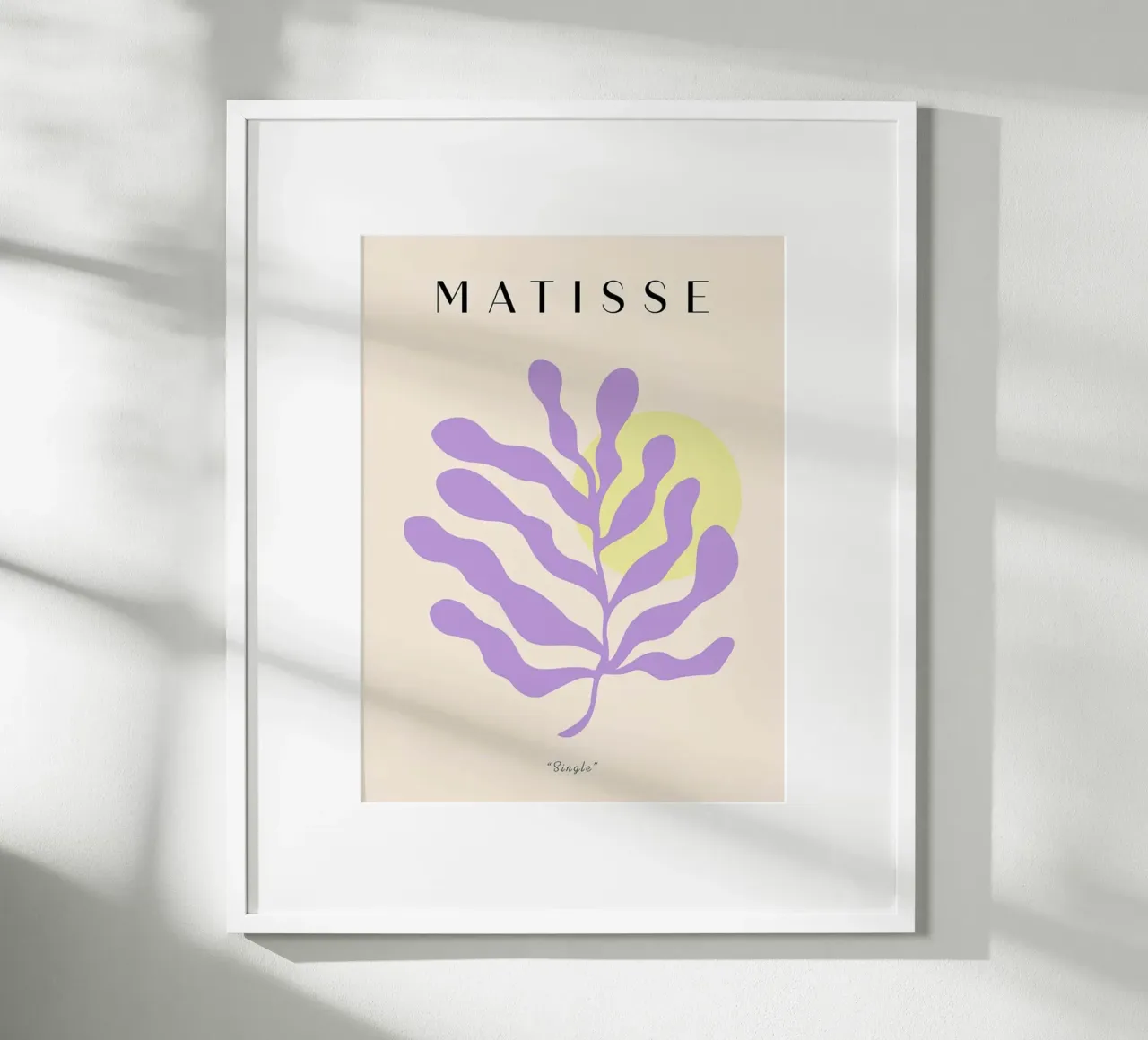 Henri Matisse - Singl poster con telaio in plastica da Trending Art Company