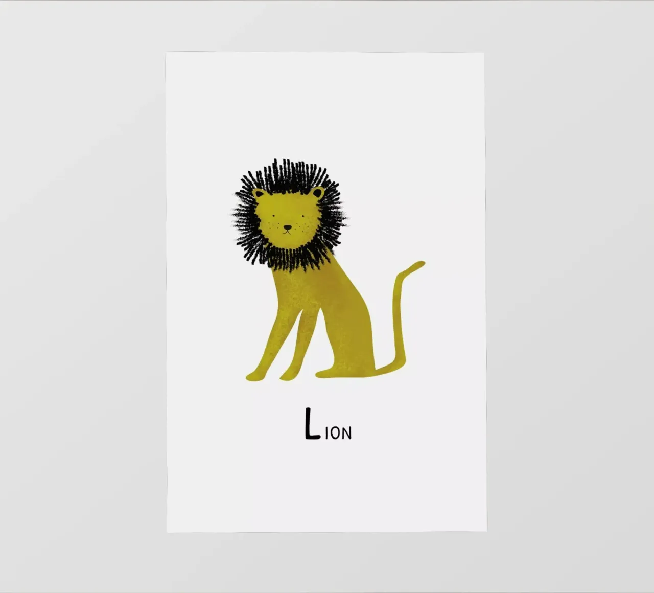 Lion pellicola backlit da Little Flourishes