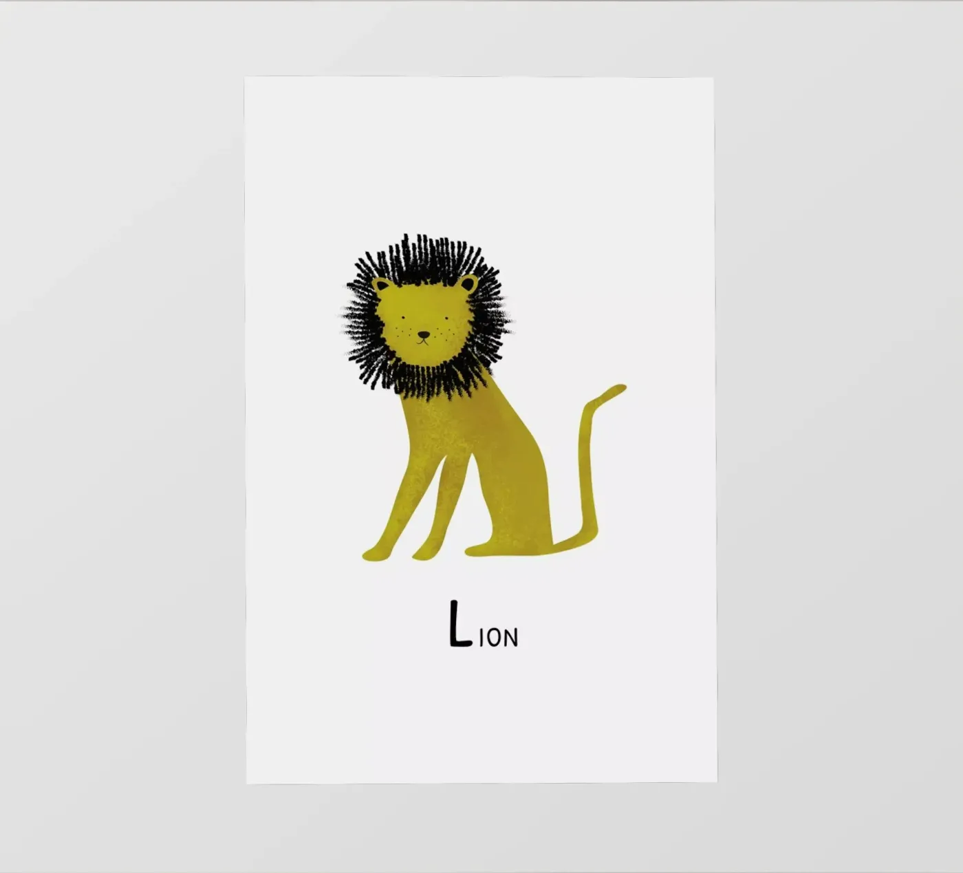 Lion pellicola backlit da Little Flourishes