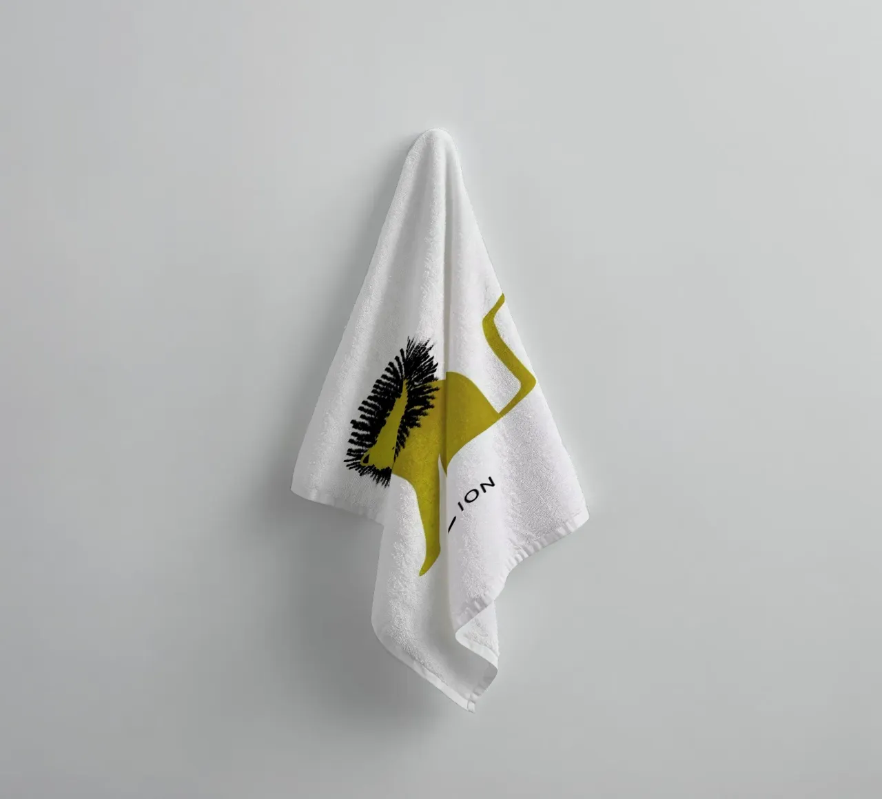 Lion asciugamano da bagno da Little Flourishes