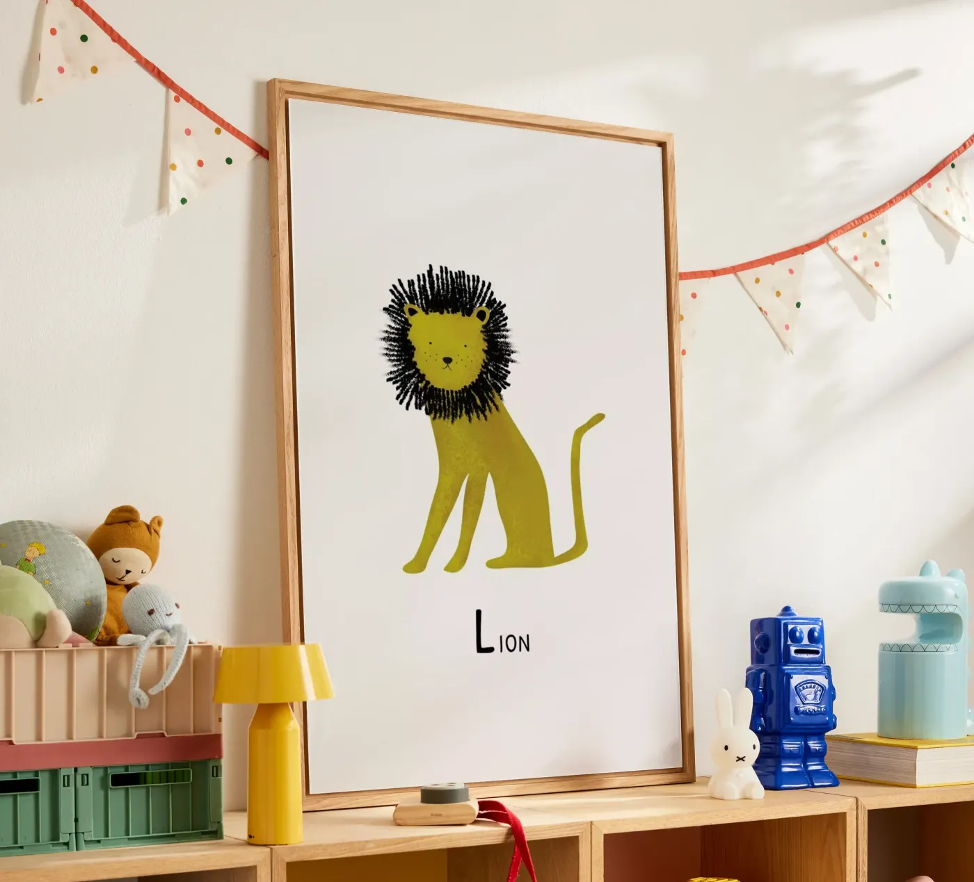 Lion Acryl-Glas von Little Flourishes