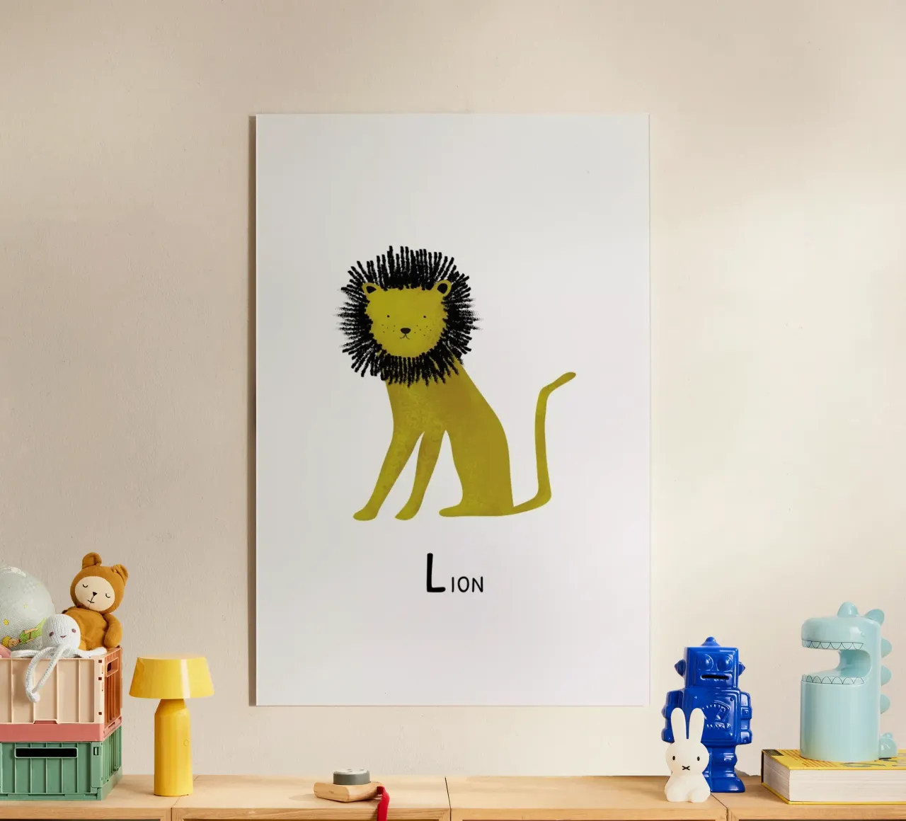 Lion plexiglass da Little Flourishes