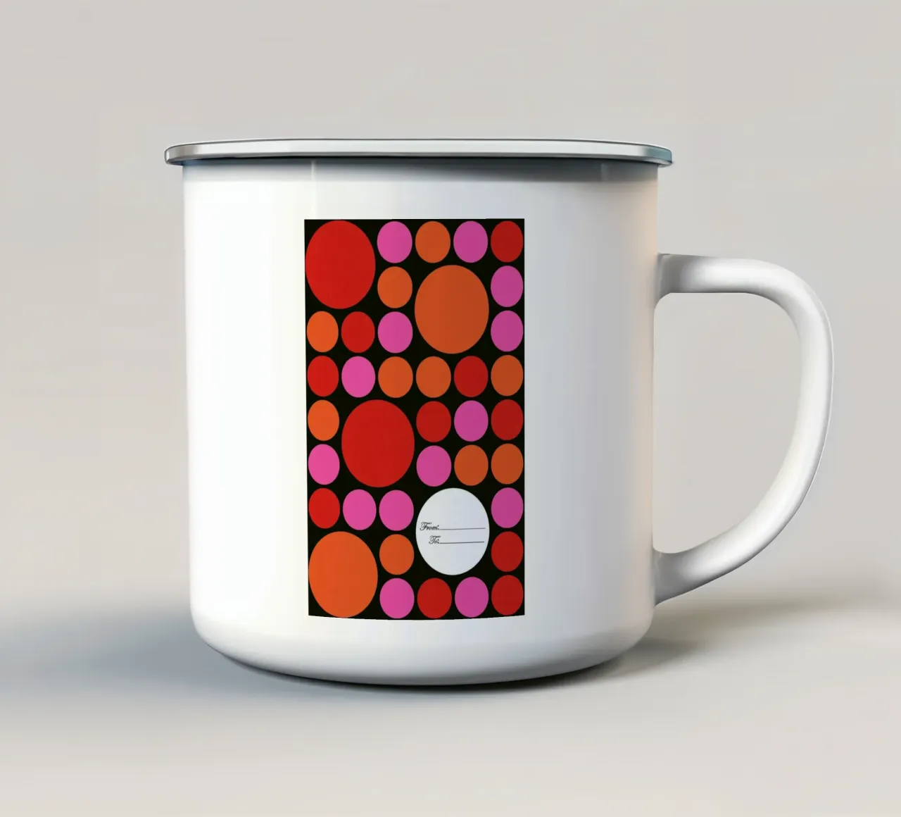 From Me To You / Green tazza in smalto da Bo Lundberg
