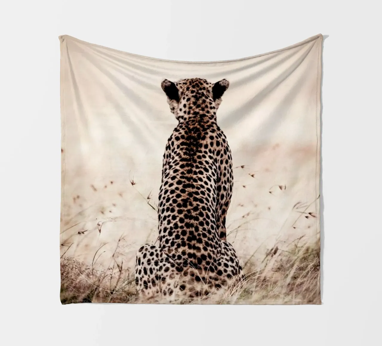 Still Leopard fleecedeken van Natural Kingdom