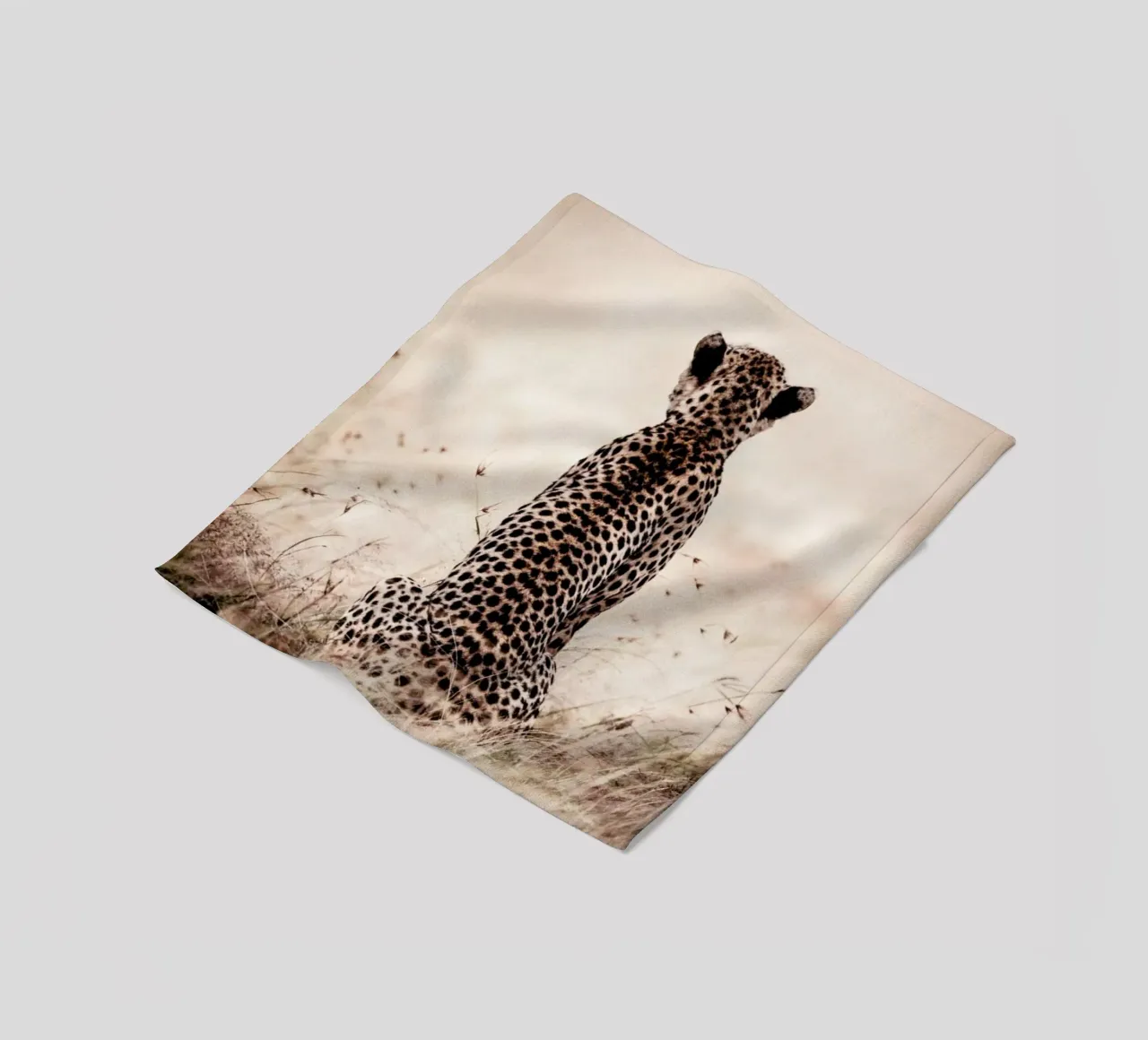 Still Leopard fleecedeken van Natural Kingdom