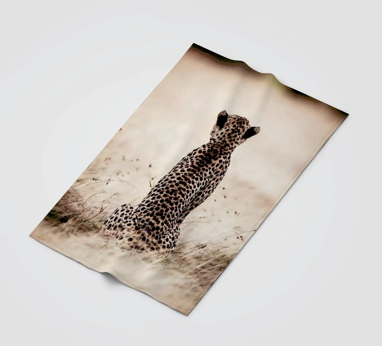 Still Leopard fleecedeken van Natural Kingdom