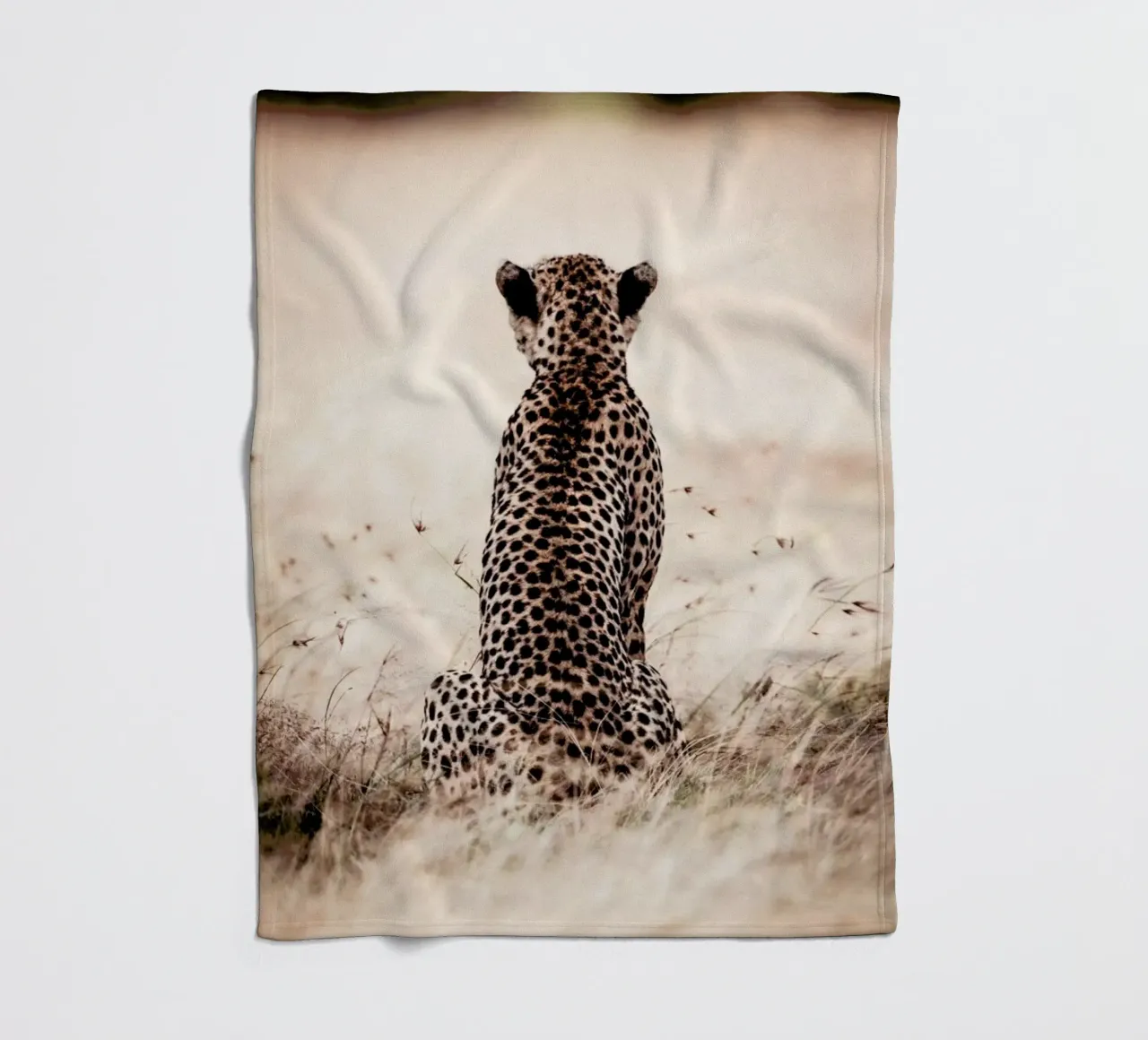 Still Leopard fleecedeken van Natural Kingdom