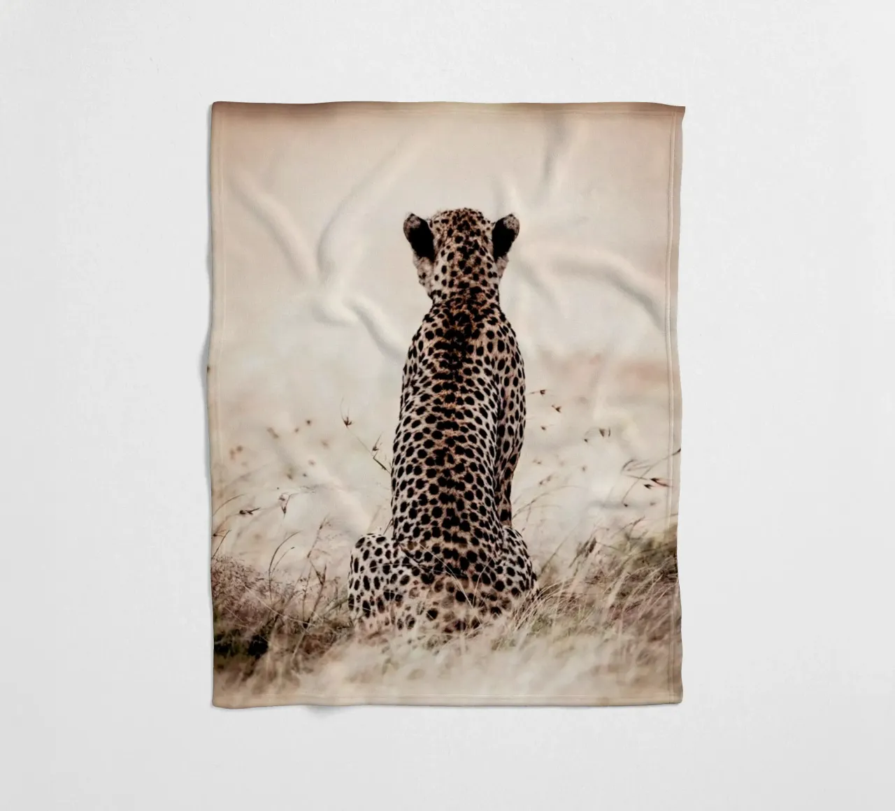 Still Leopard fleecedeken van Natural Kingdom