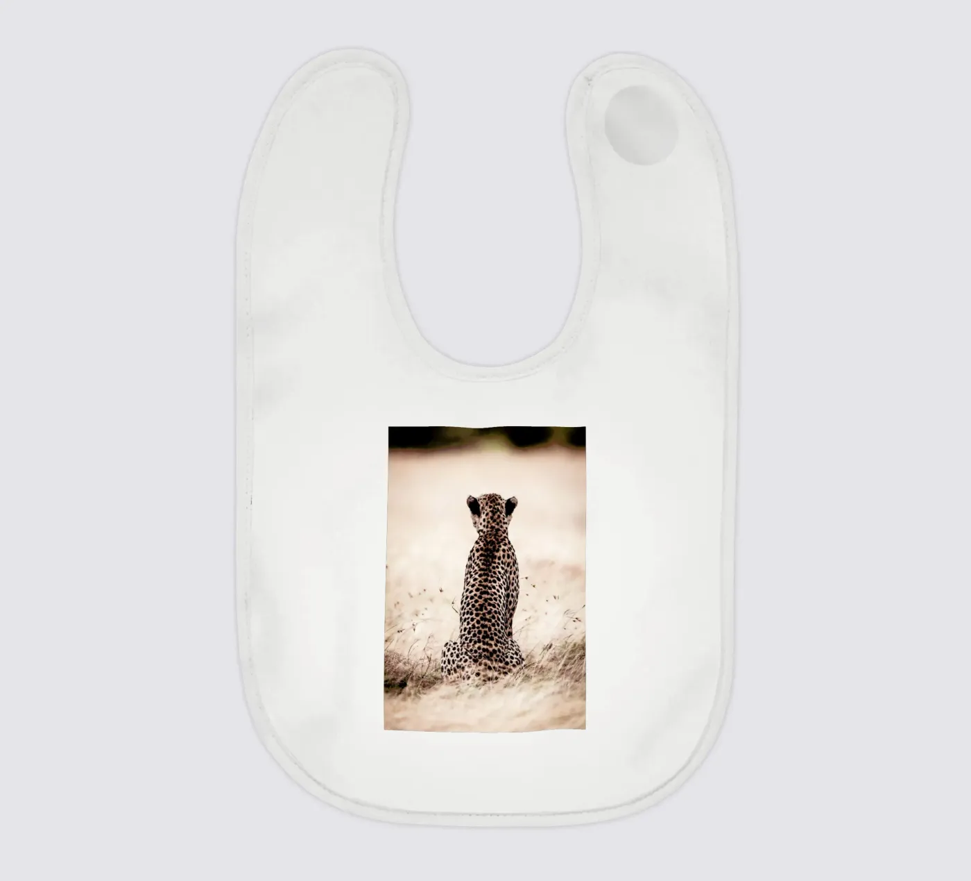 Still Leopard baby slabbetje van Natural Kingdom