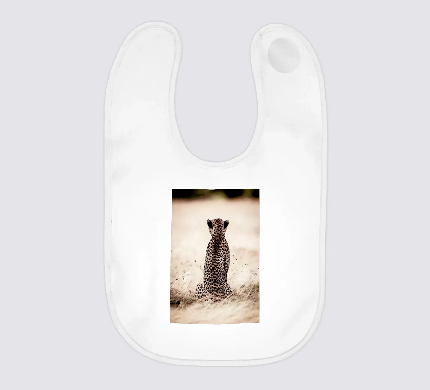 Still Leopard baby slabbetje van Natural Kingdom