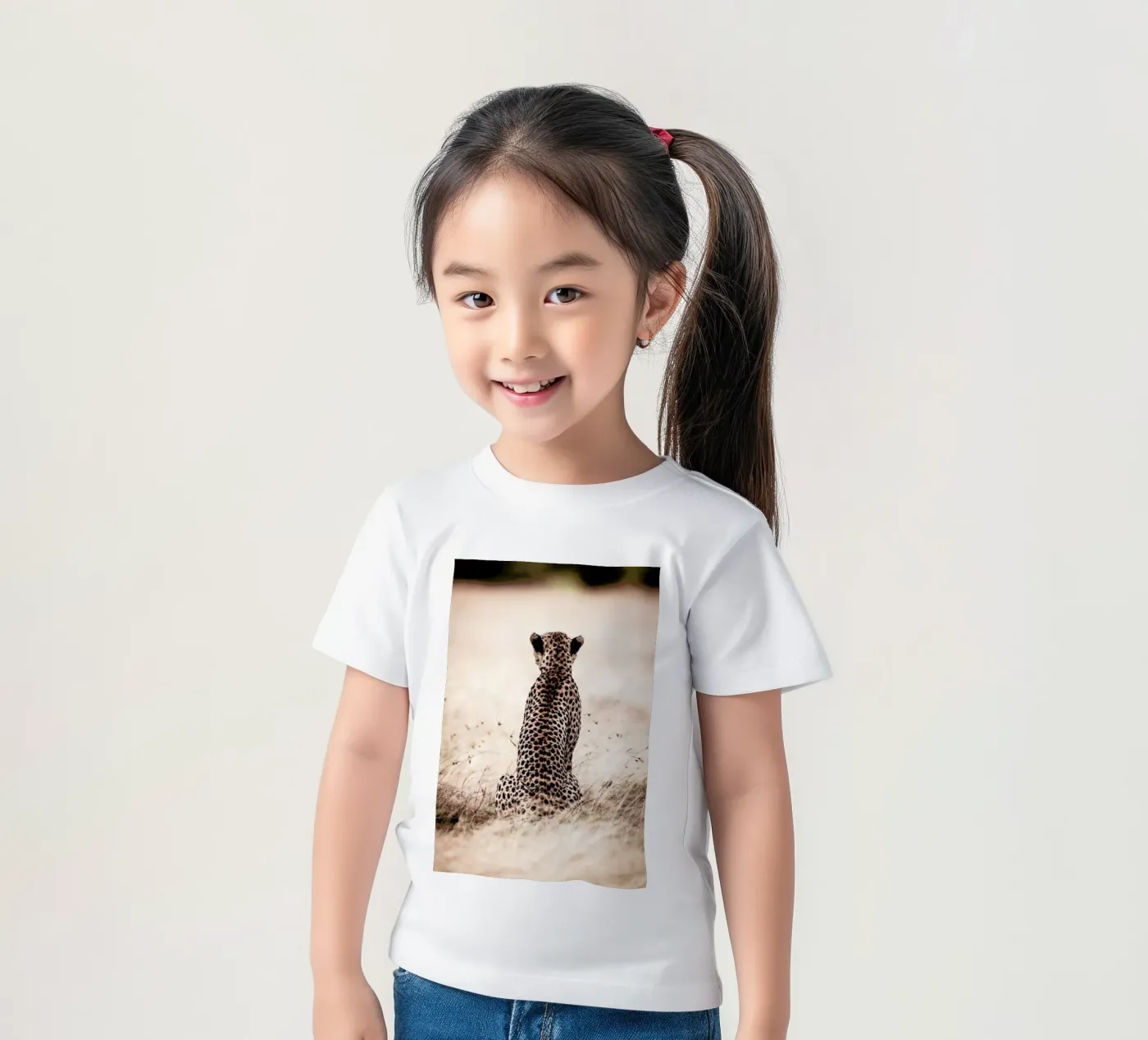 Still Leopard t-shirt bambini da Natural Kingdom
