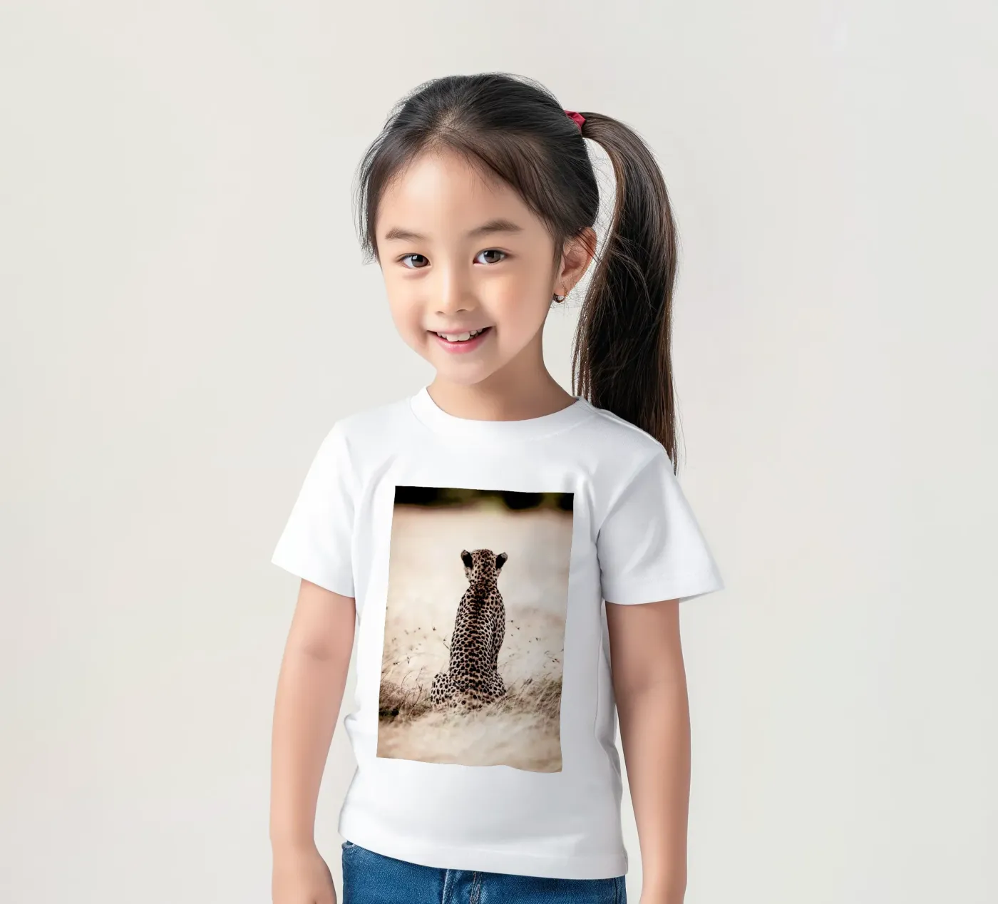Still Leopard t-shirt bambini da Natural Kingdom