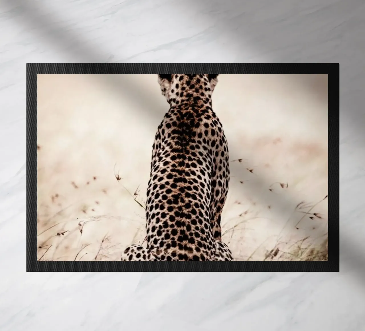 Still Leopard doormat by Natural Kingdom